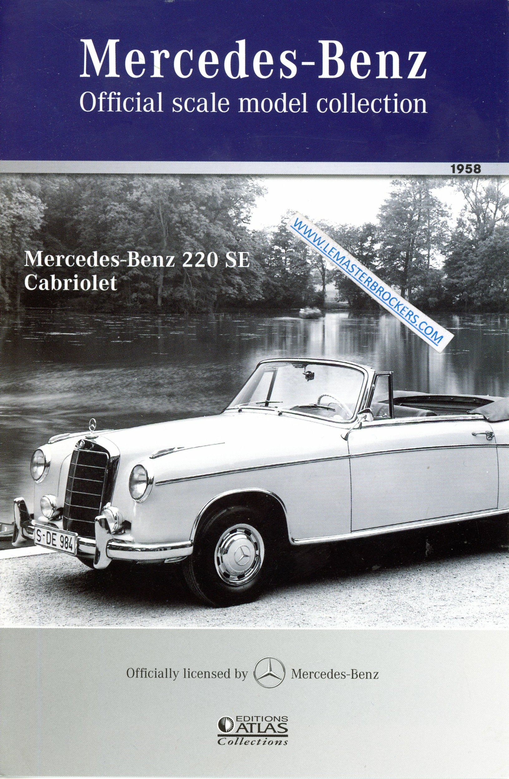 MERCEDES 220 SE CABRIOLET W128 1958