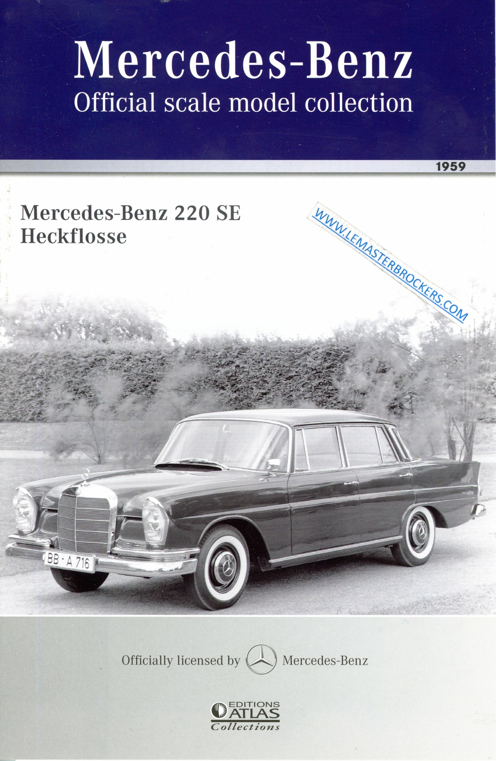 MERCEDES 220 SE HECKFLOSSE 1959 W111