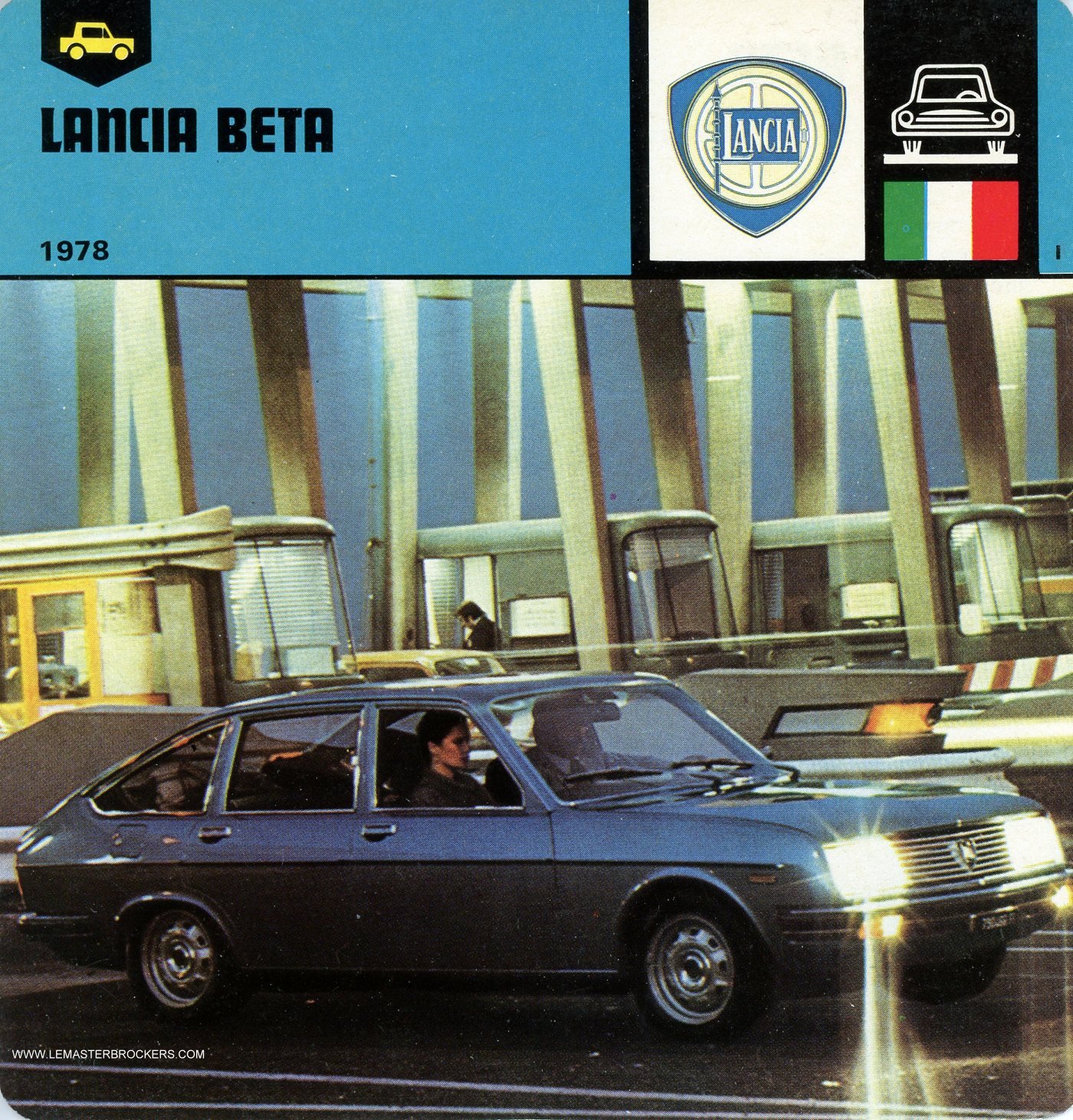 FICHE LANCIA BETA 1978