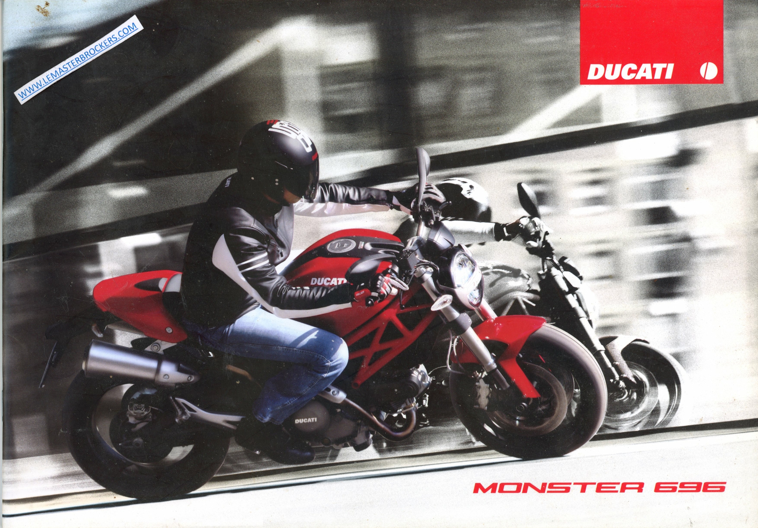 BROCHURE DUCATI MONSTER 696 DE 2008
