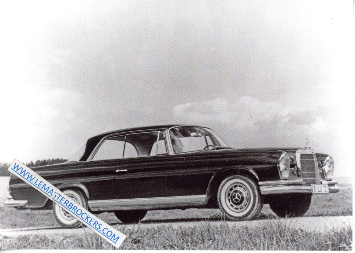 MERCEDES-BENZ COUPE 250 C CARTE POSTALE AUTOMOBILE