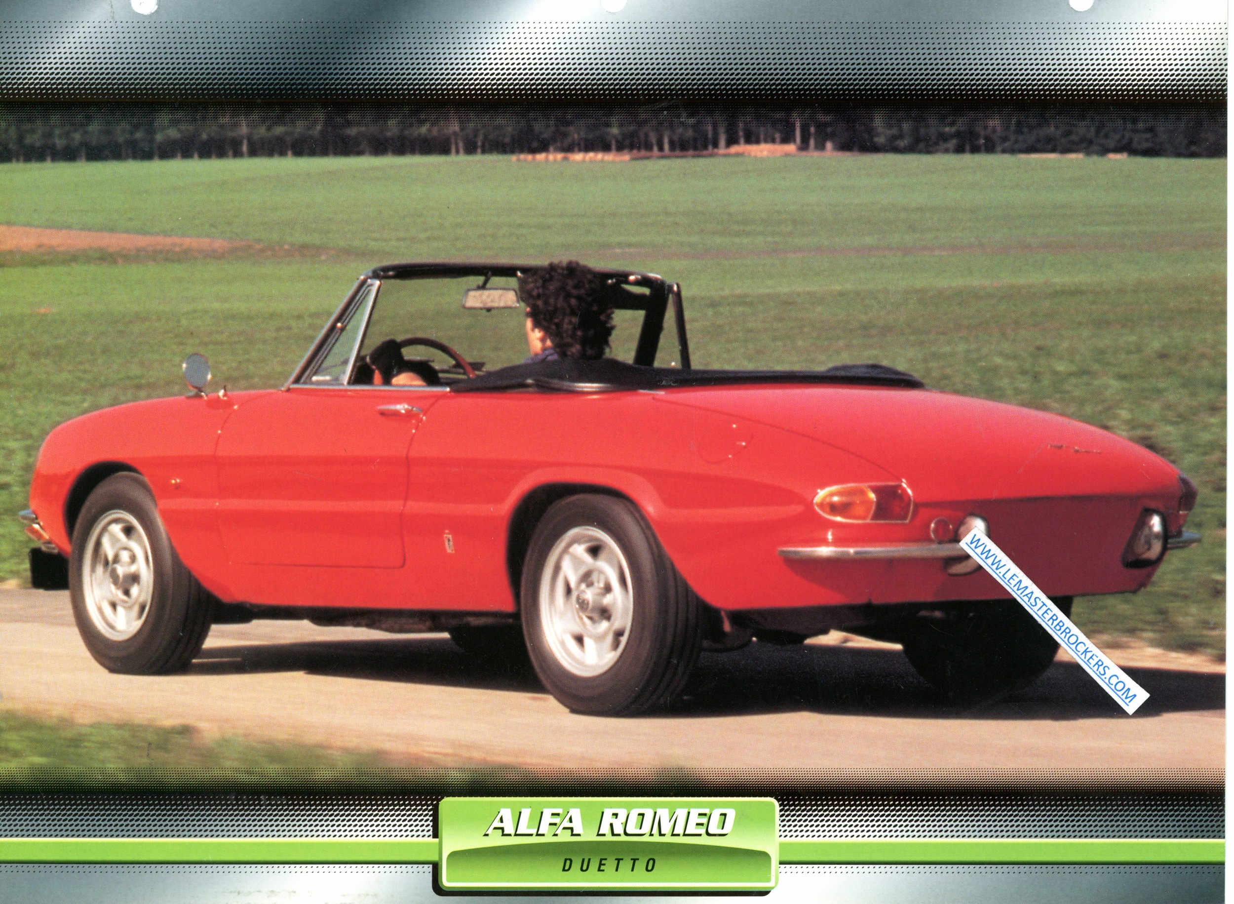 FICHE ALFA ROMEO DUETTO 1966
