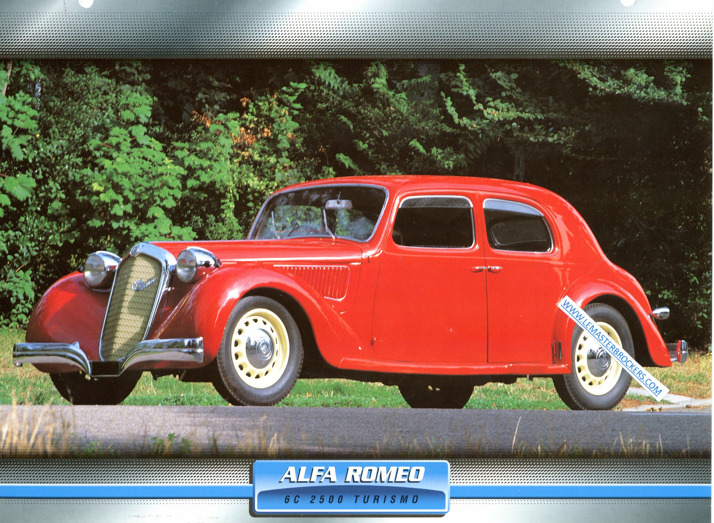 FICHE ALFA ROMEO 6C 2500 TURISMO 1939