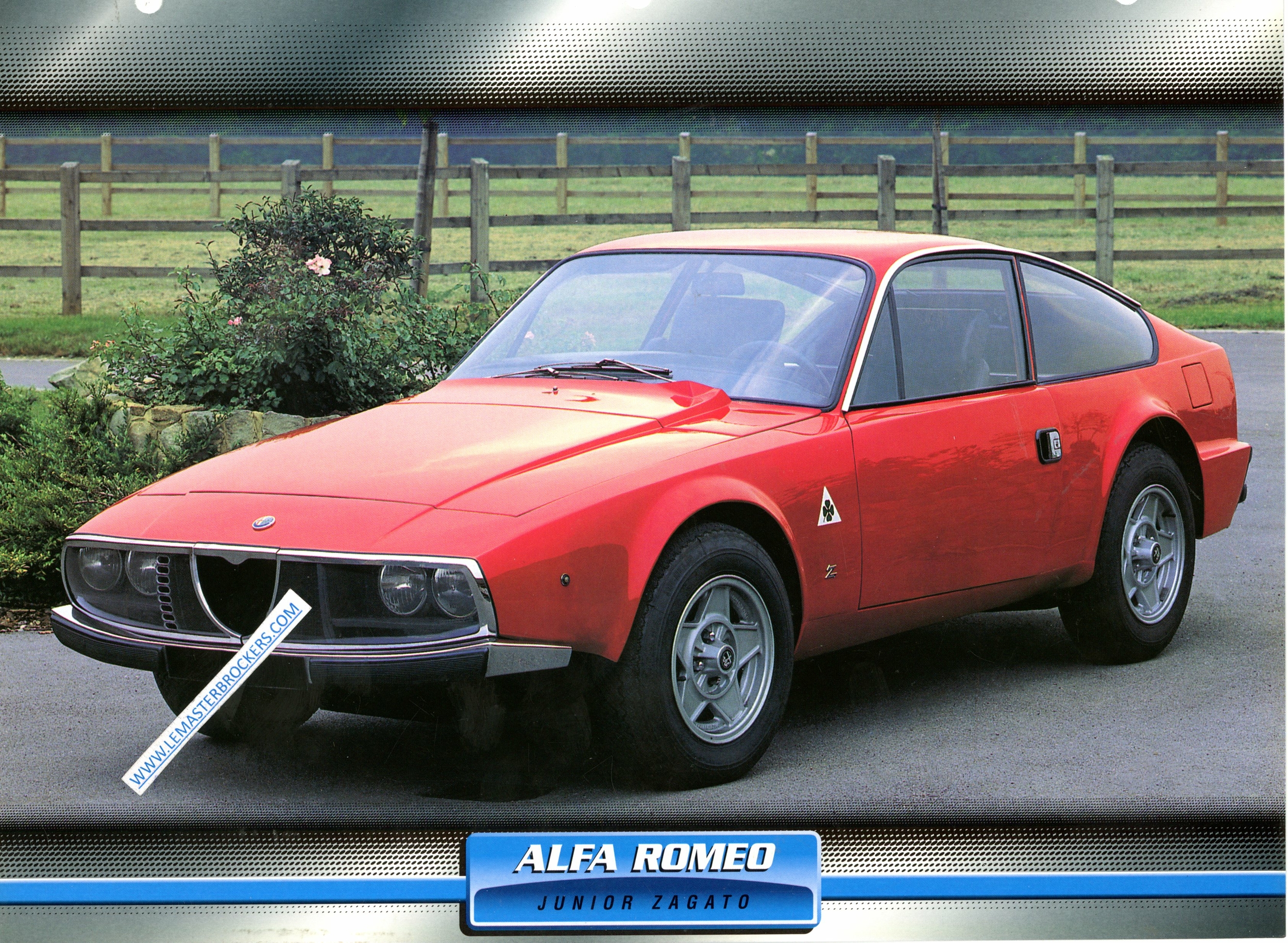 FICHE ALFA ROMEO JUNIOR ZAGATO 1972