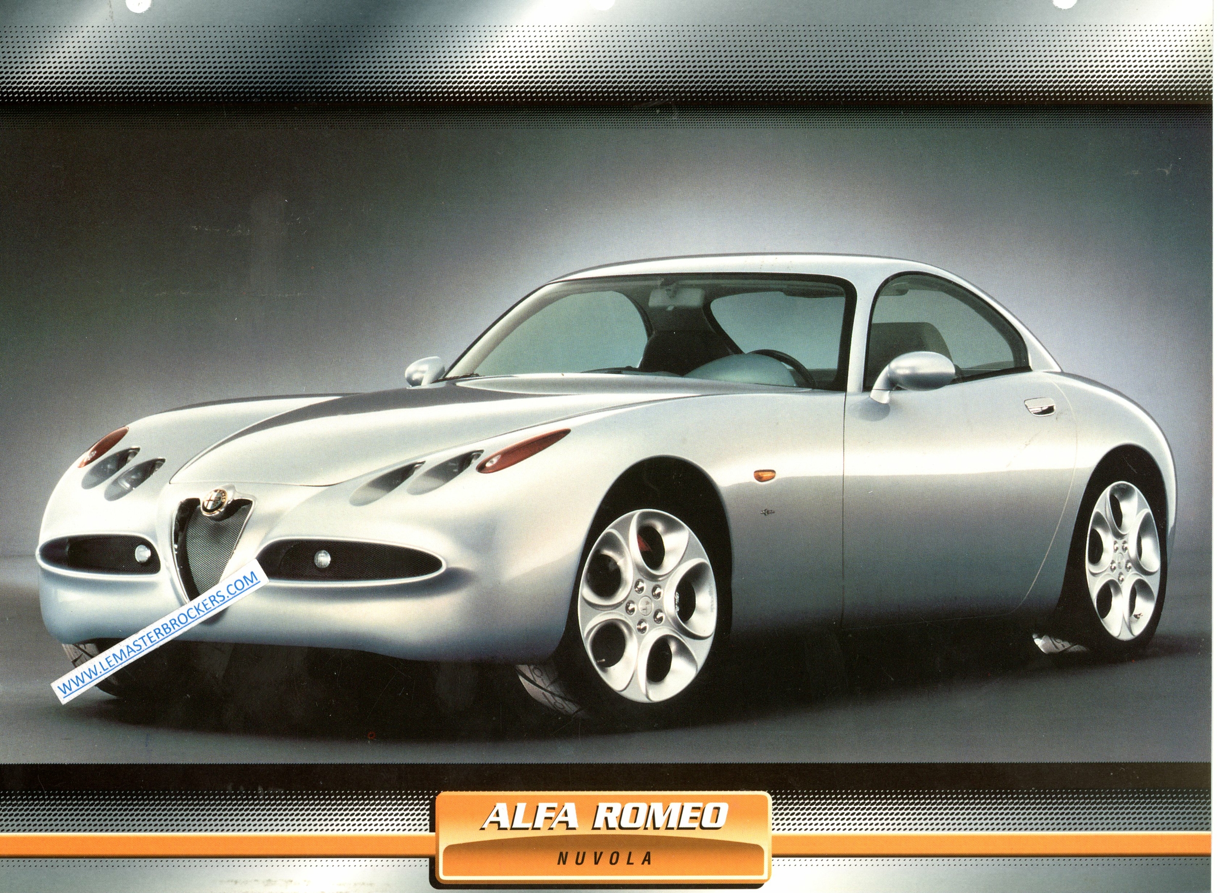 FICHE ALFA ROMEO NUVOLA PROTOTYPE 1997