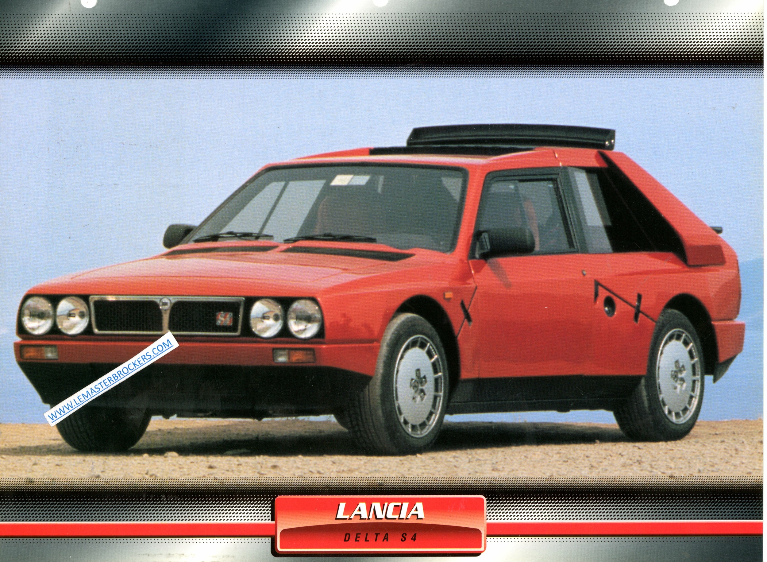 FICHE LANCIA DELTA S4 1985