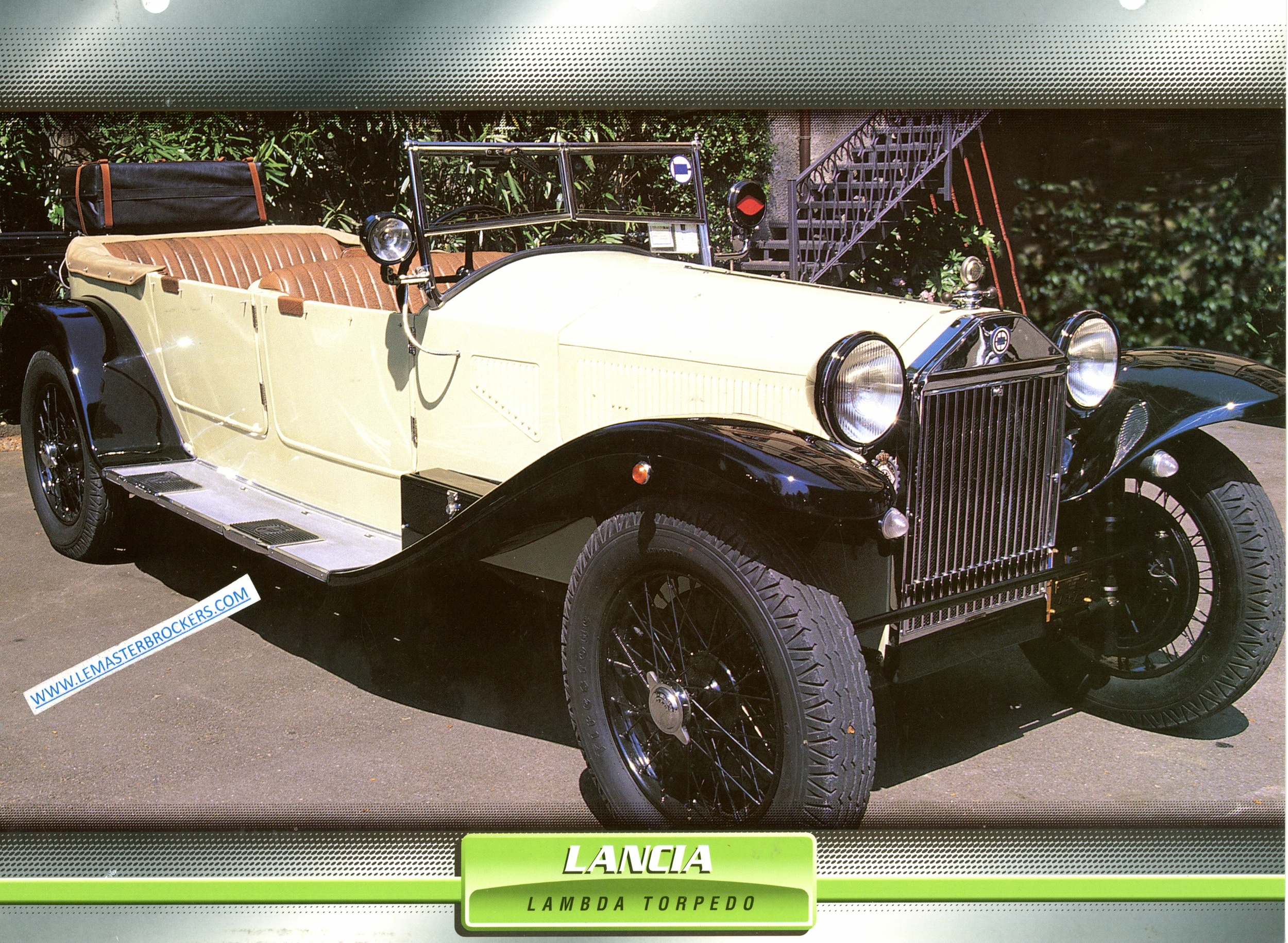 FICHE LANCIA LAMBDA TORPEDO 1931