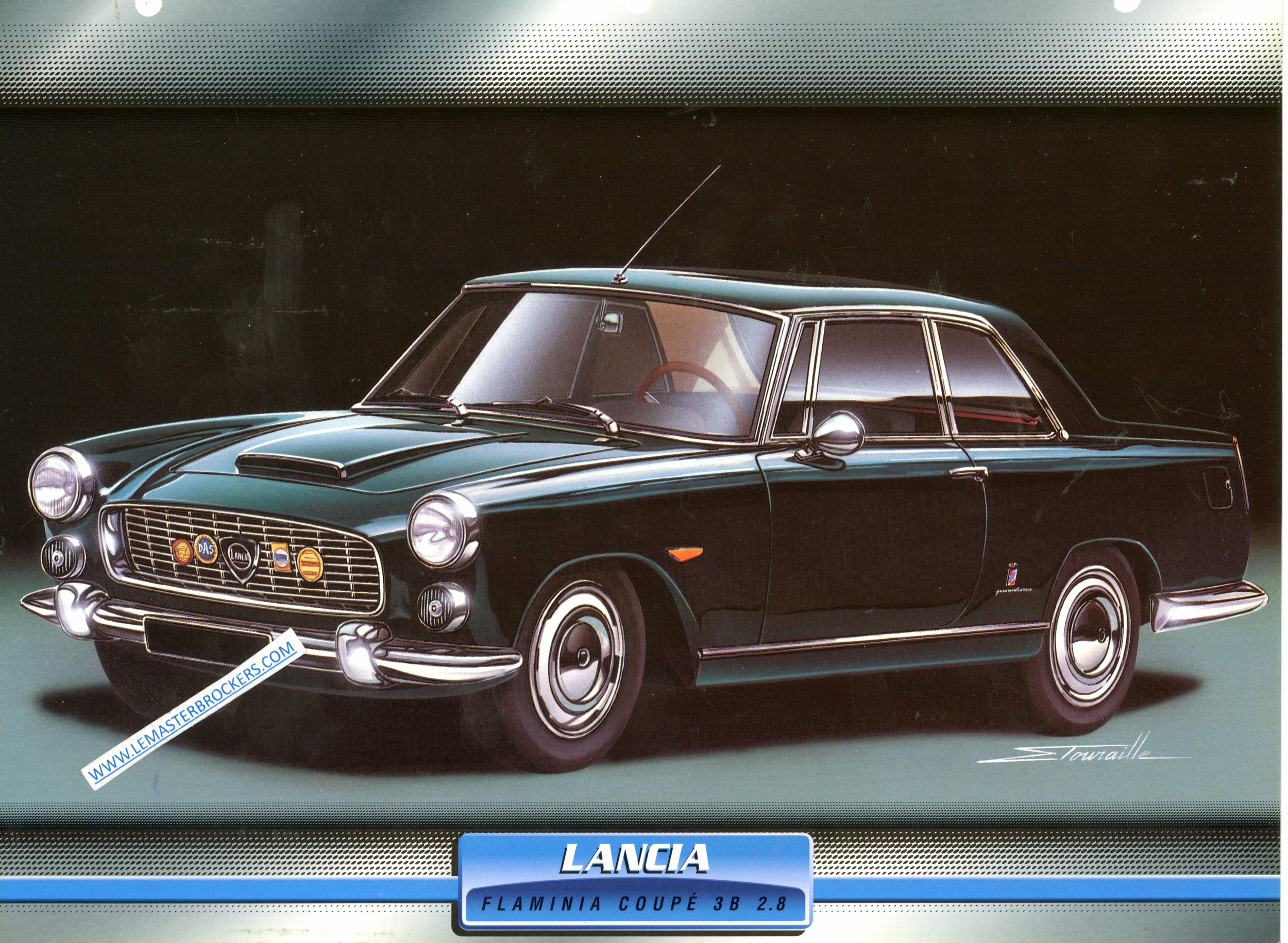 FICHE LANCIA FLAMINA COUPE 3B 2.8 1963