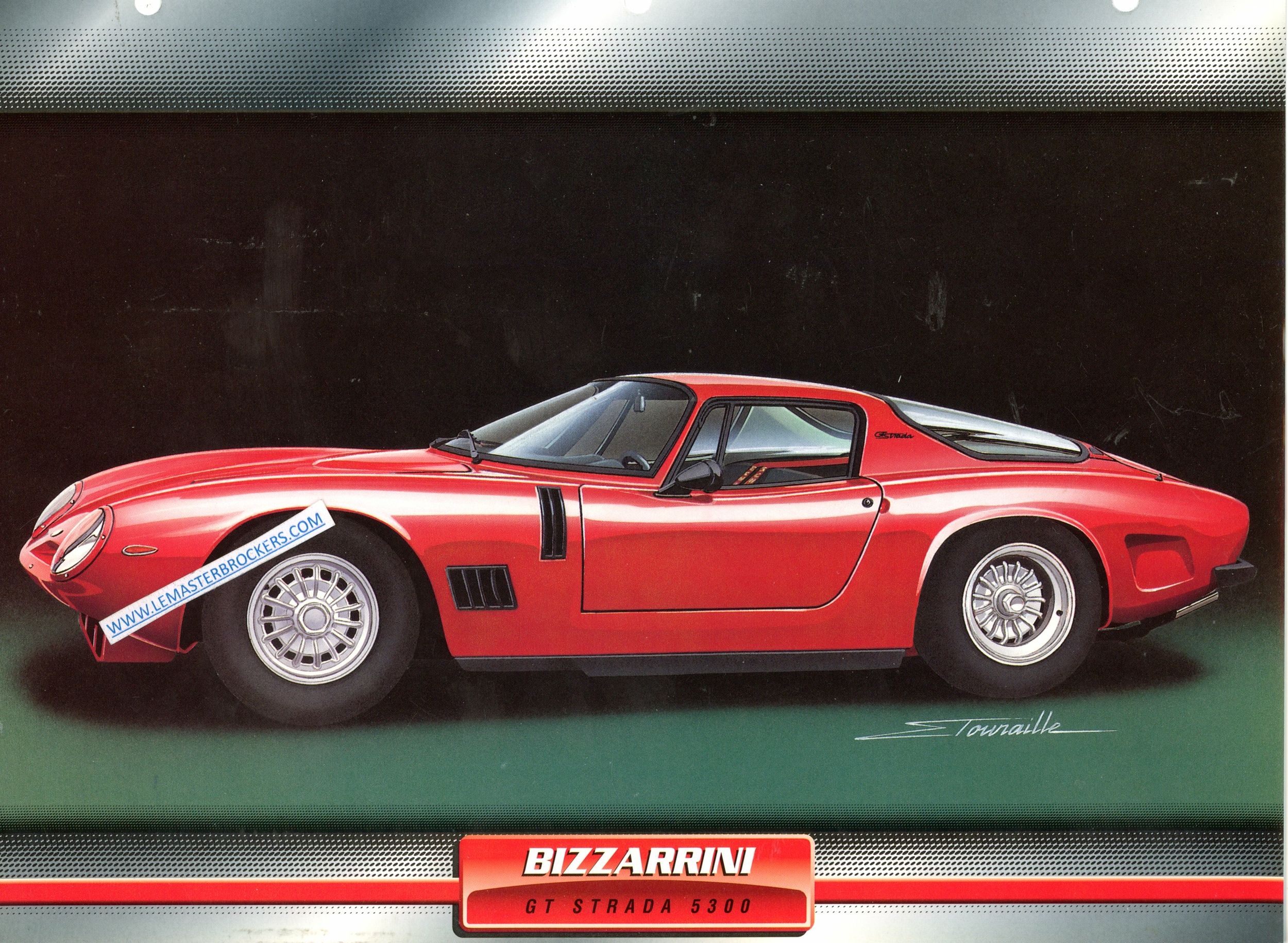 FICHE BIZZARRINI GT STRADA 5300 1963