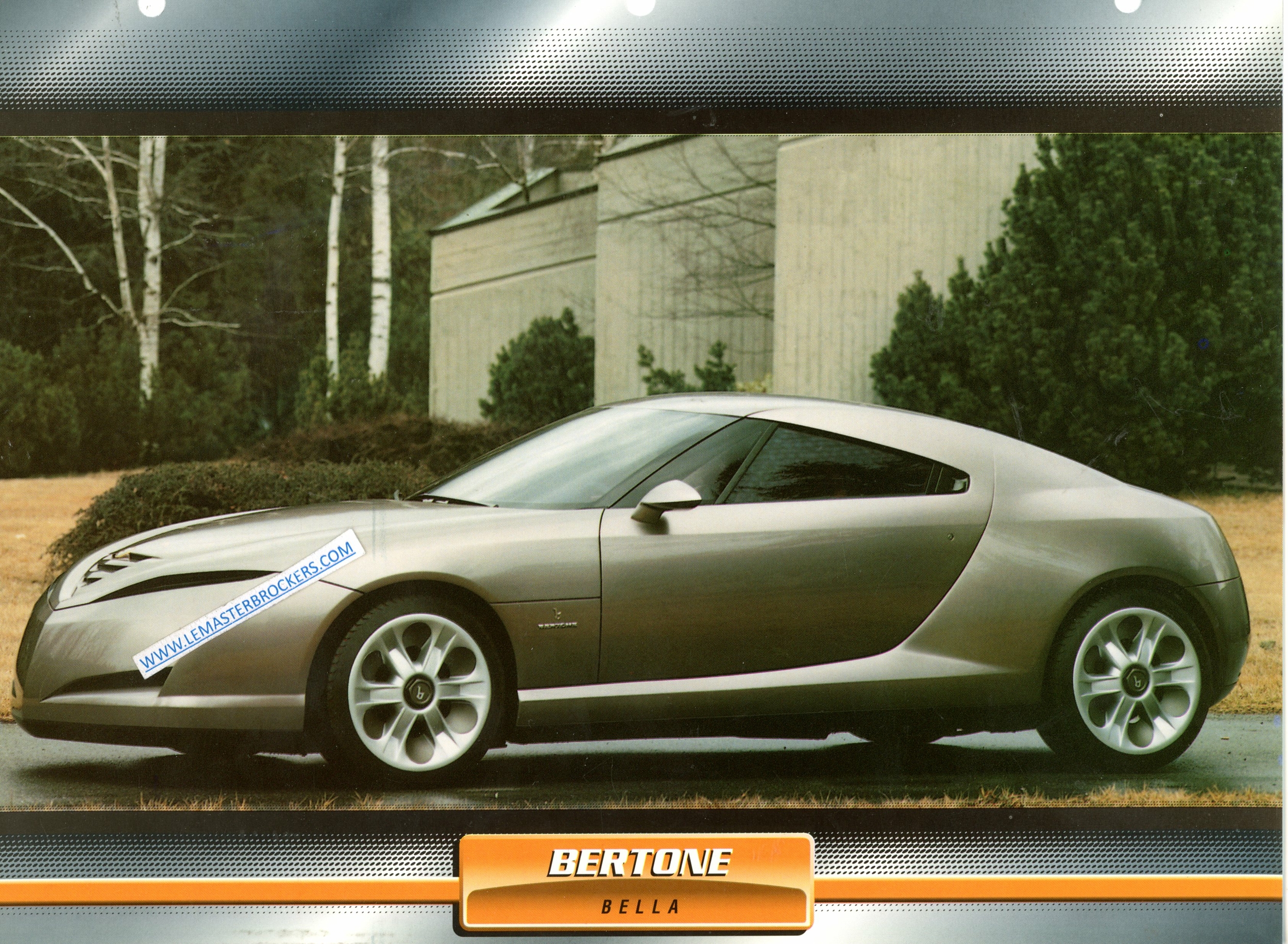FICHE BERTONE BELLA PROTOTYPE 1999