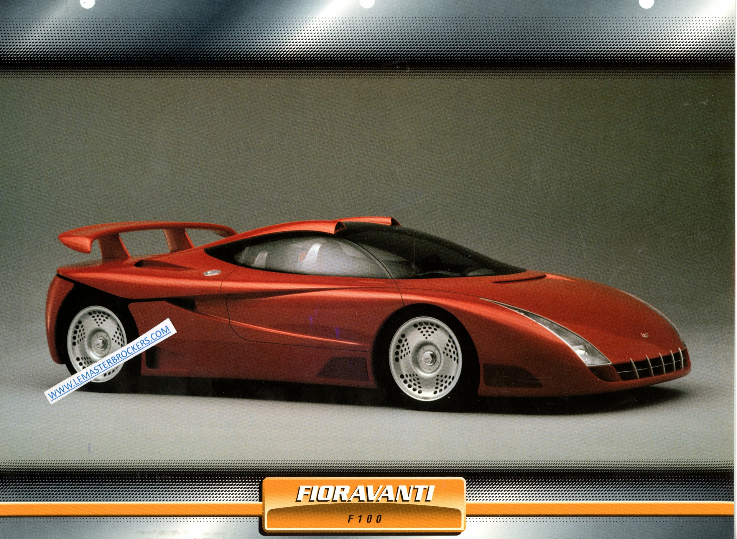 FICHE FIORAVANTI F100 PROTOTYPE 1998