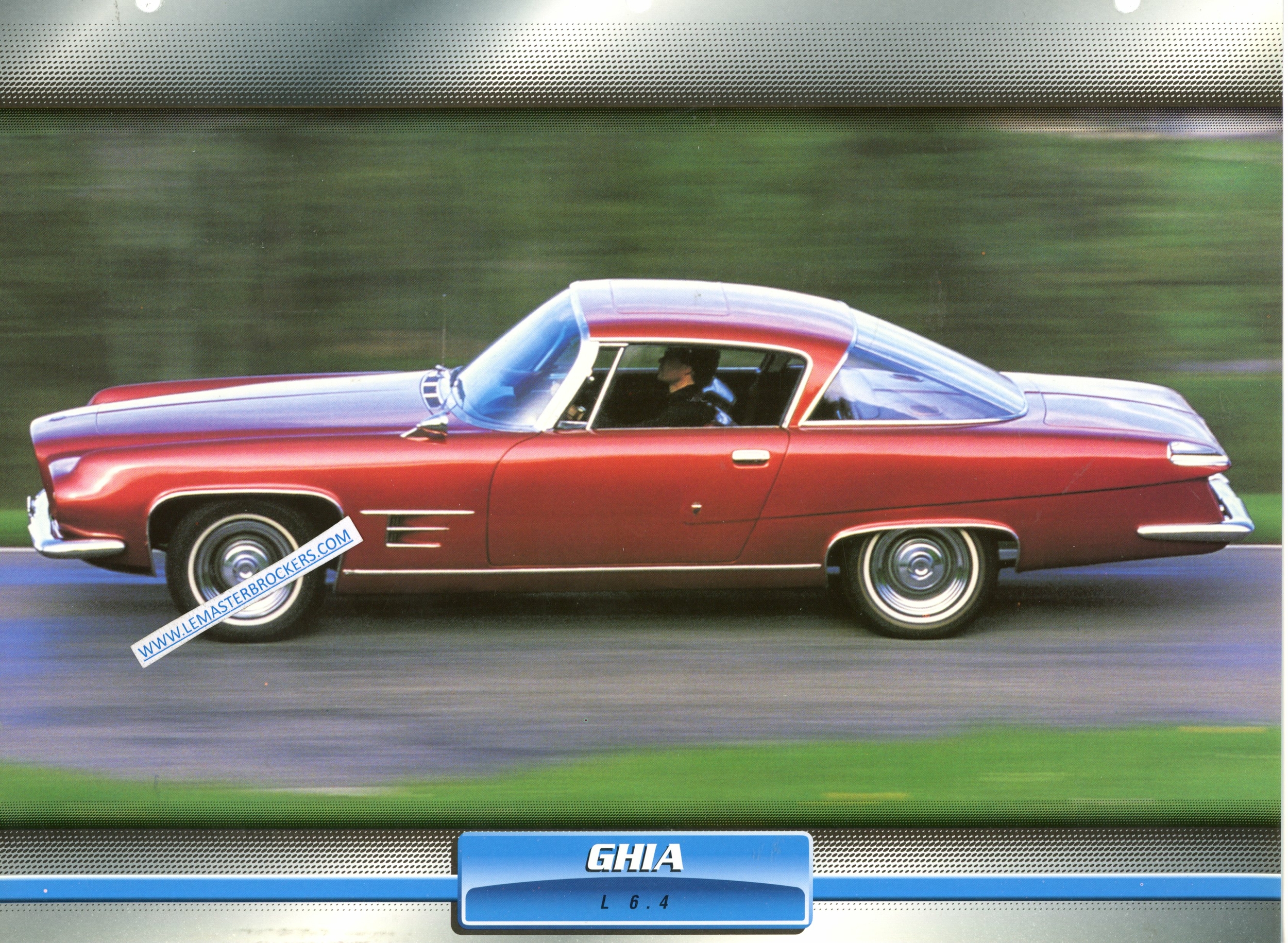 FICHE GHIA L 6.4 1960