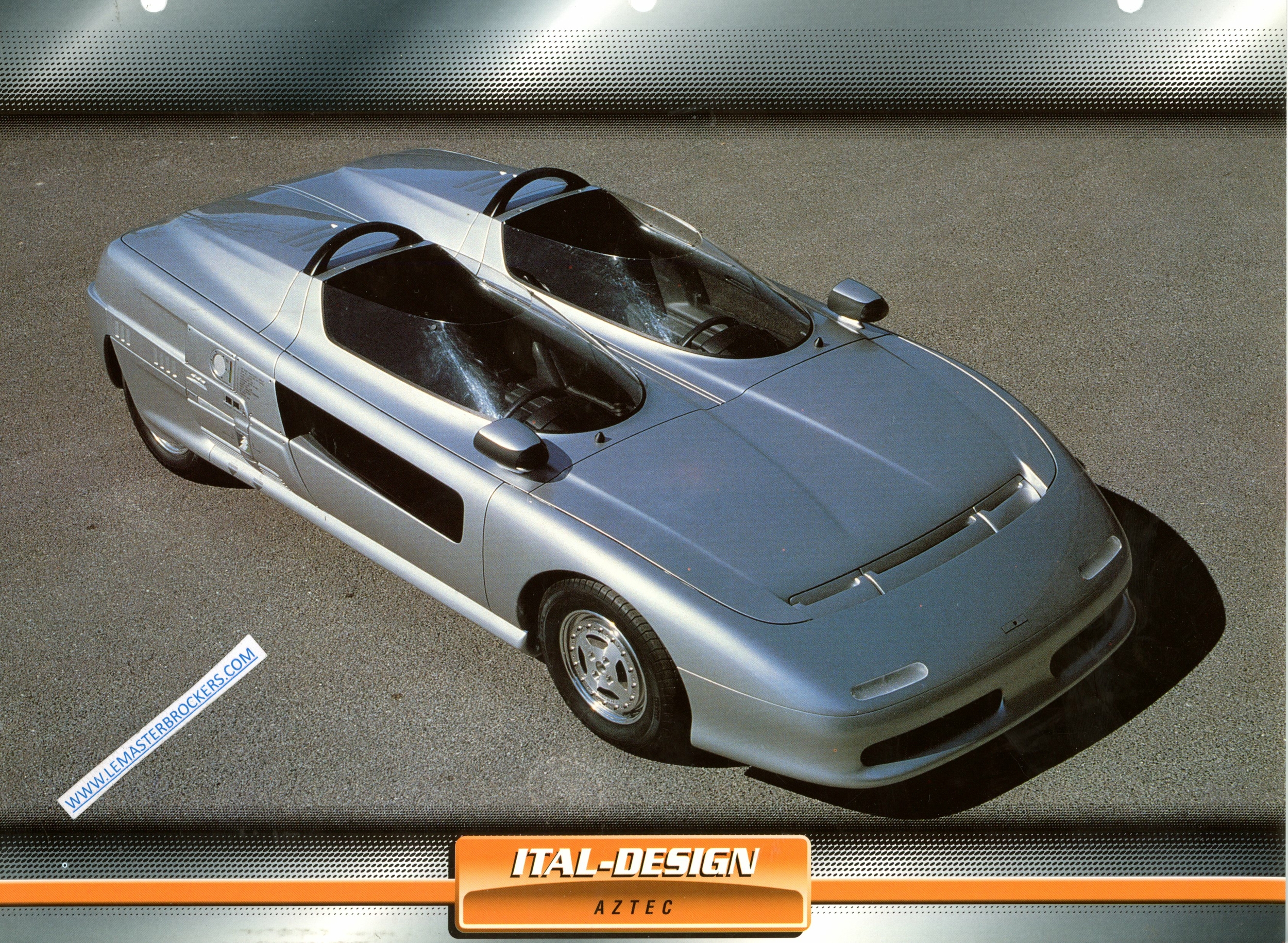 FICHE ITALDESIGN AZTEC PROTOTYPE 1988