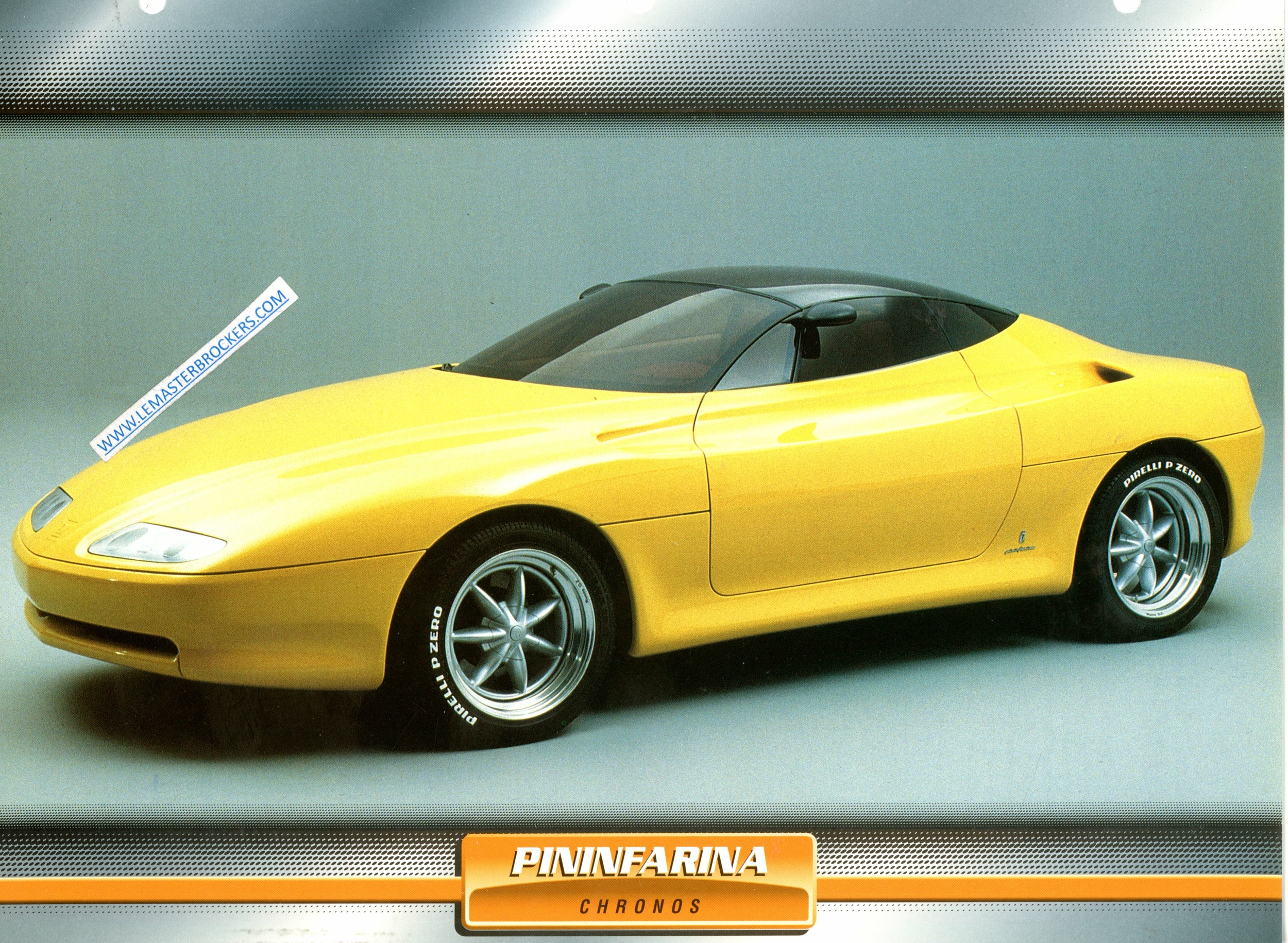 FICHE PINIFARINA CHRONOS PROTOTYPE 1991
