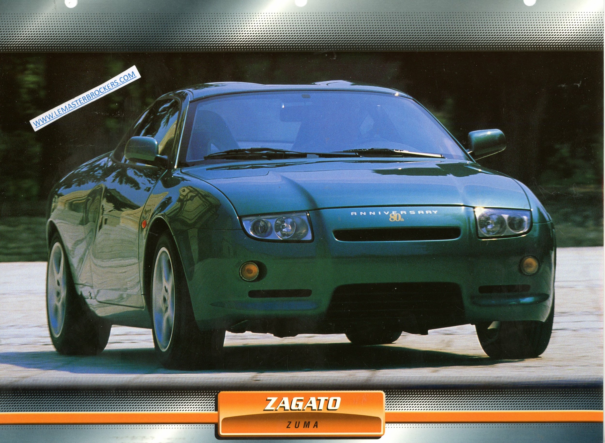 FICHE ZAGATO ZUMA PROTOTYPE 1999