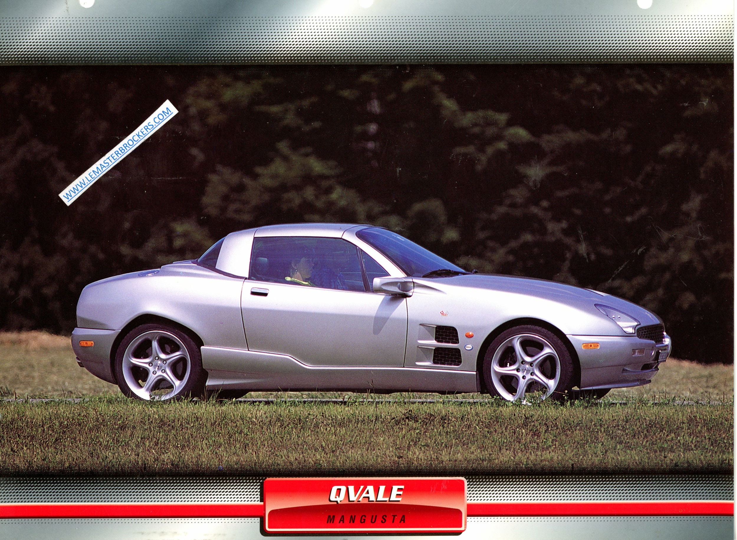 FICHE QVALE MANGUSTA VOITURE DE SPORT 2000