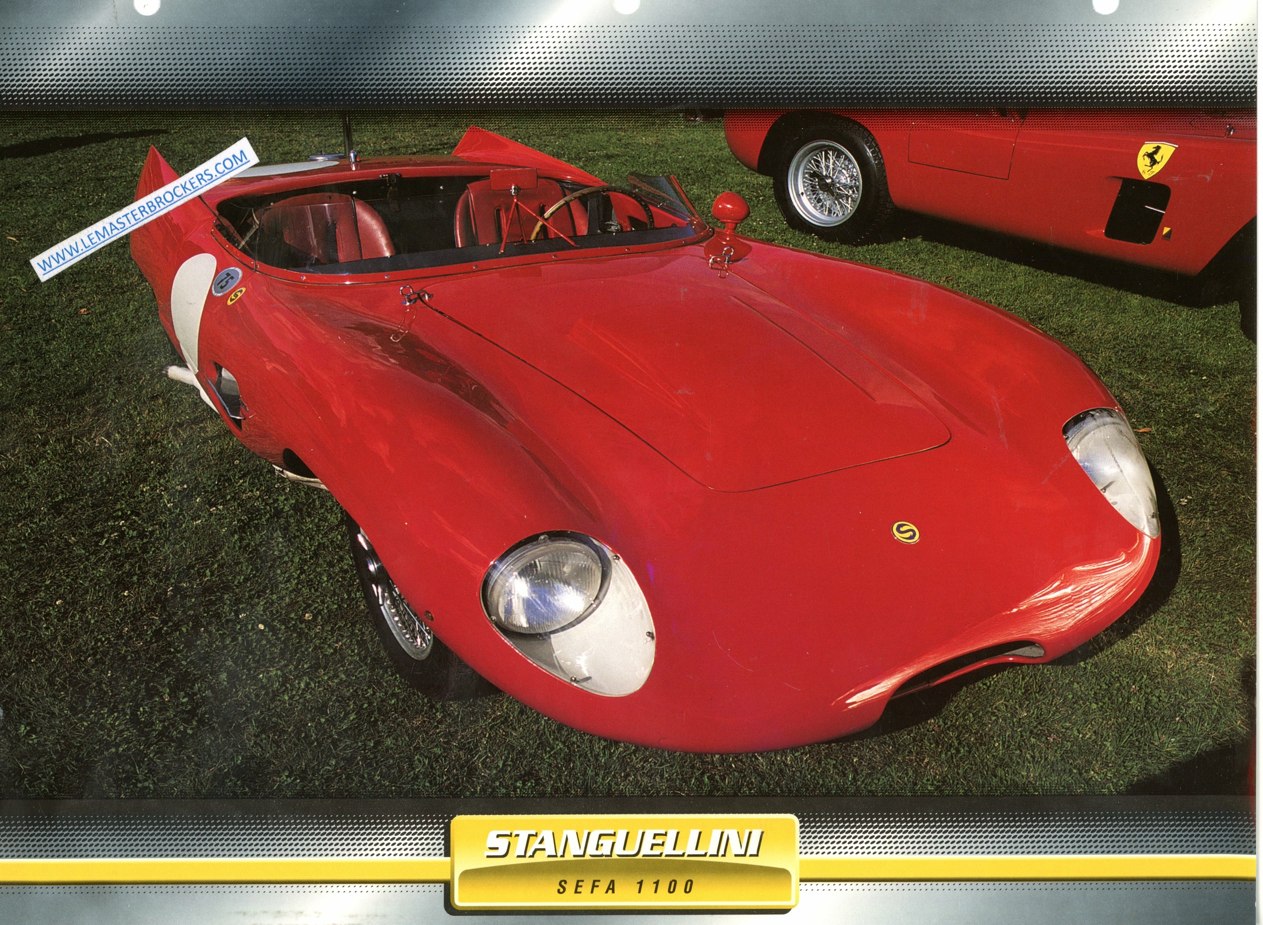 FICHE STANGUELLINI SEFA 1100 1958