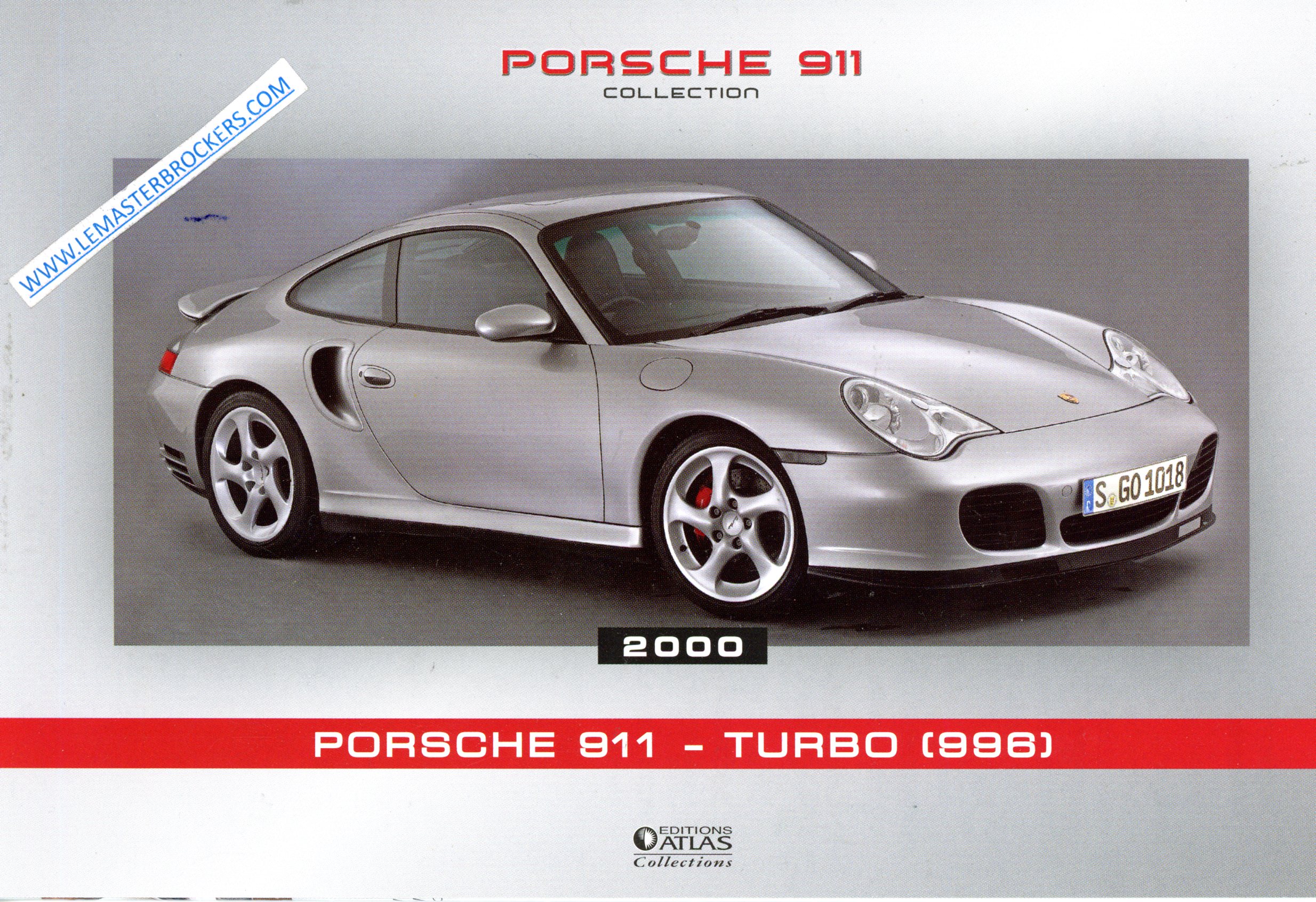 PORSCHE 911 TURBO 996 2000 FICHE AUTO PORSCHE