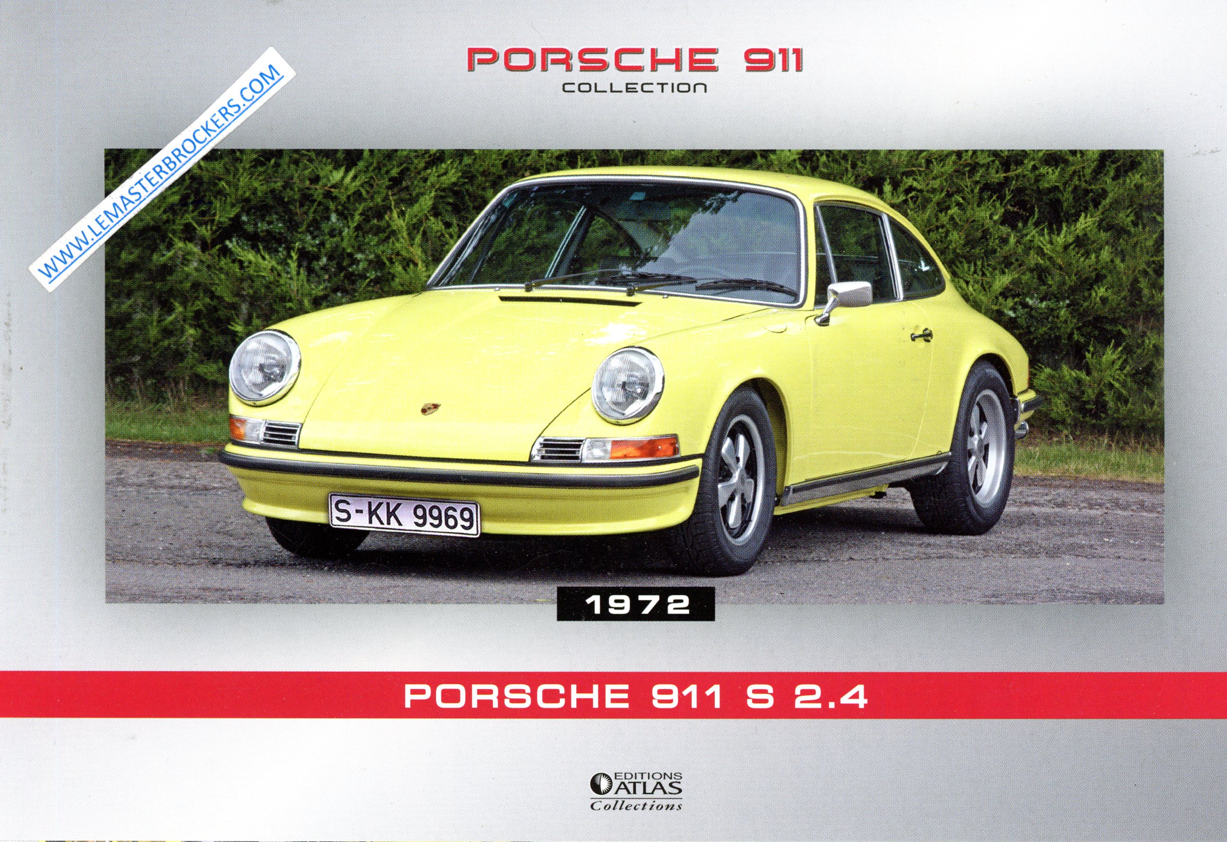 PORSCHE 911S 2.4 1972 FICHE AUTO PORSCHE