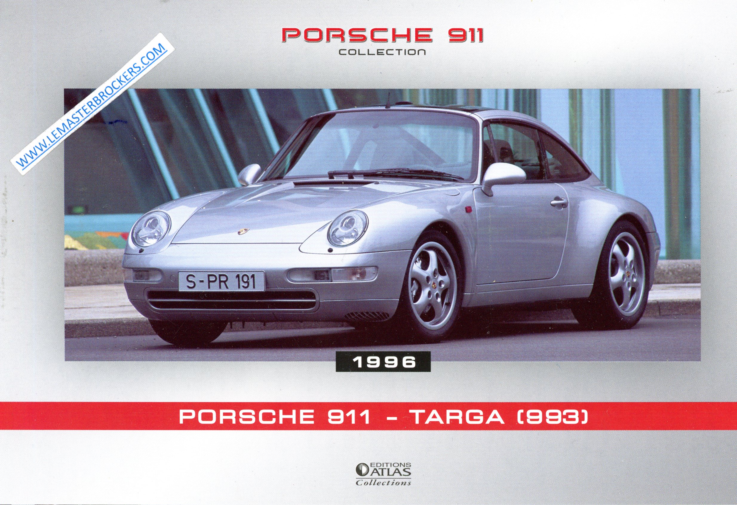 PORSCHE 911 TARGA 993 1996  FICHE AUTO PORSCHE