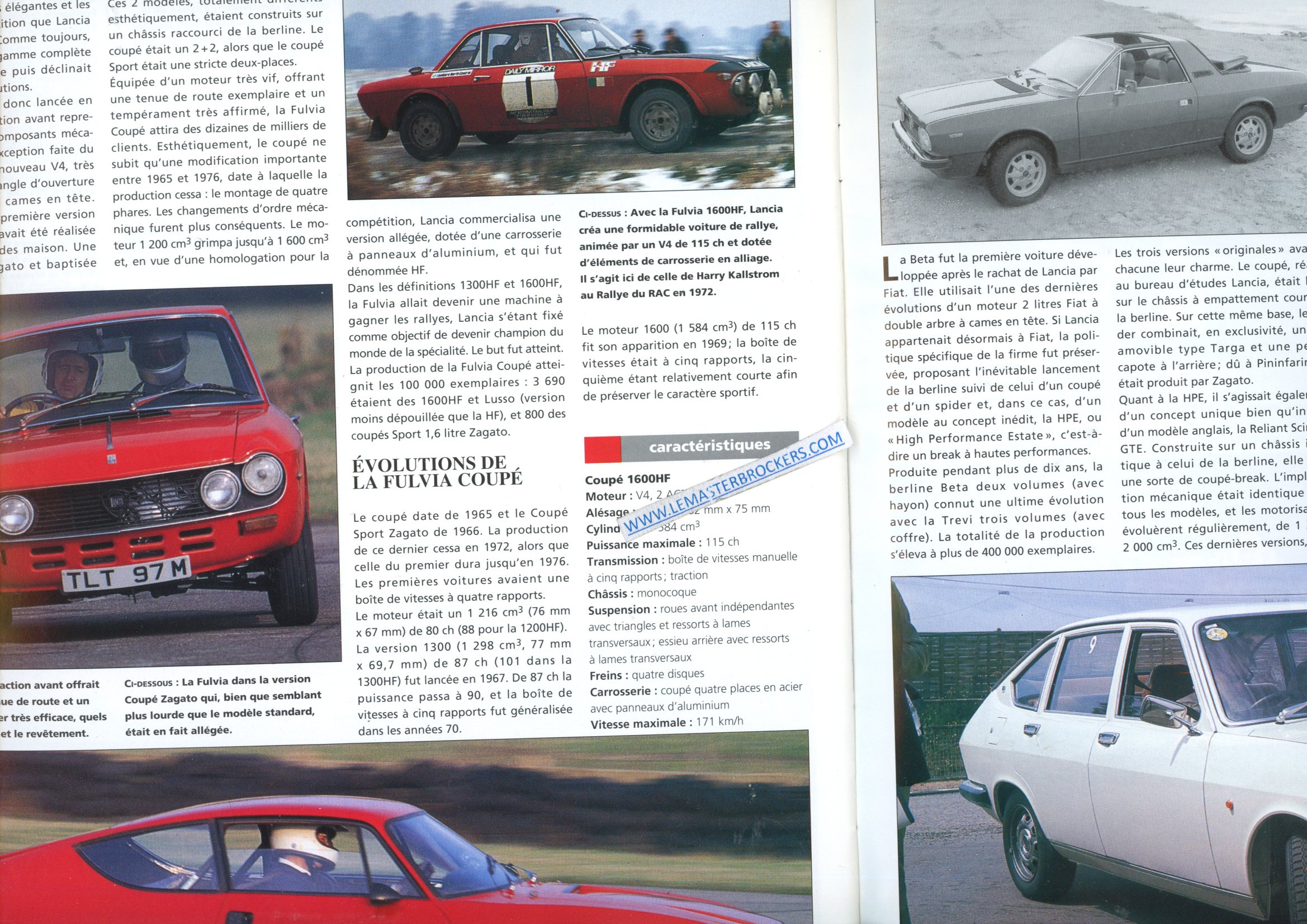 LANCIA AURELIA FLAVIA ZAGAGO FULVIA STRATOS BETA