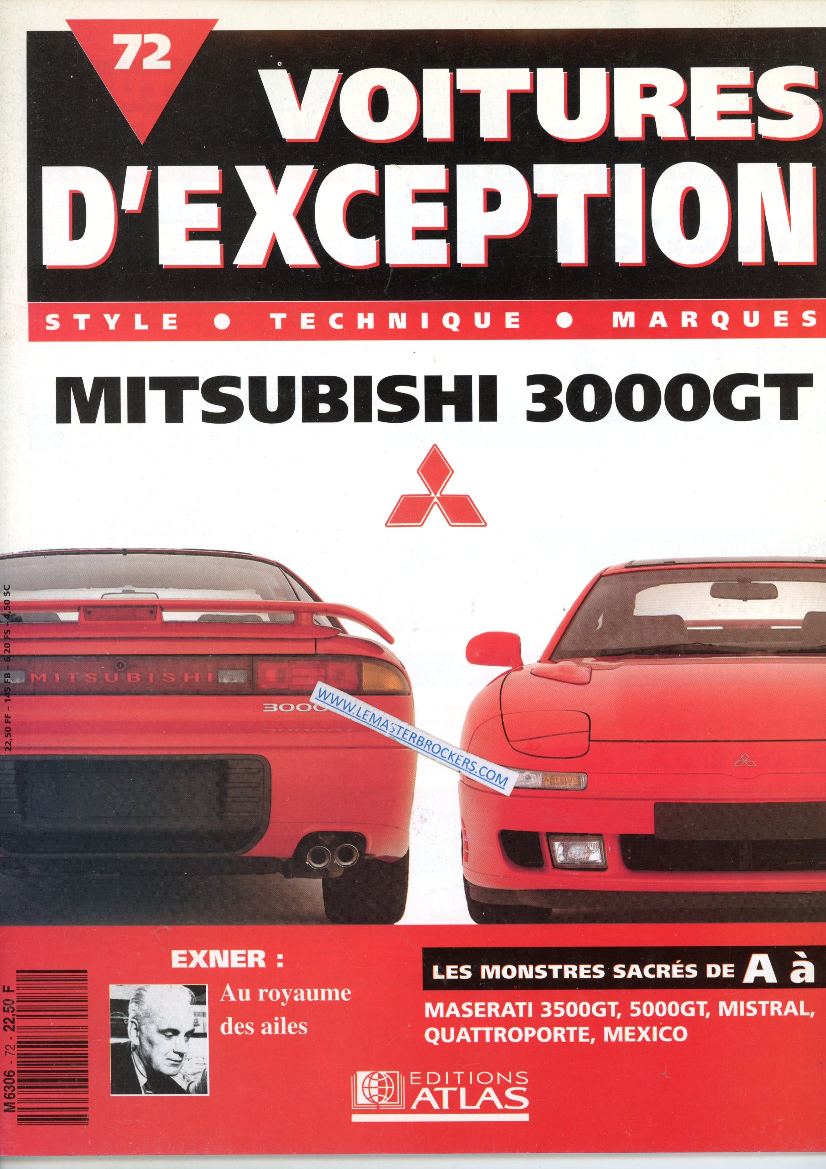MITSUBISHI 3000GT - EXNER - MASERATI 3500 5000 GT MISTRAL QUATTROPORTE MEXICO