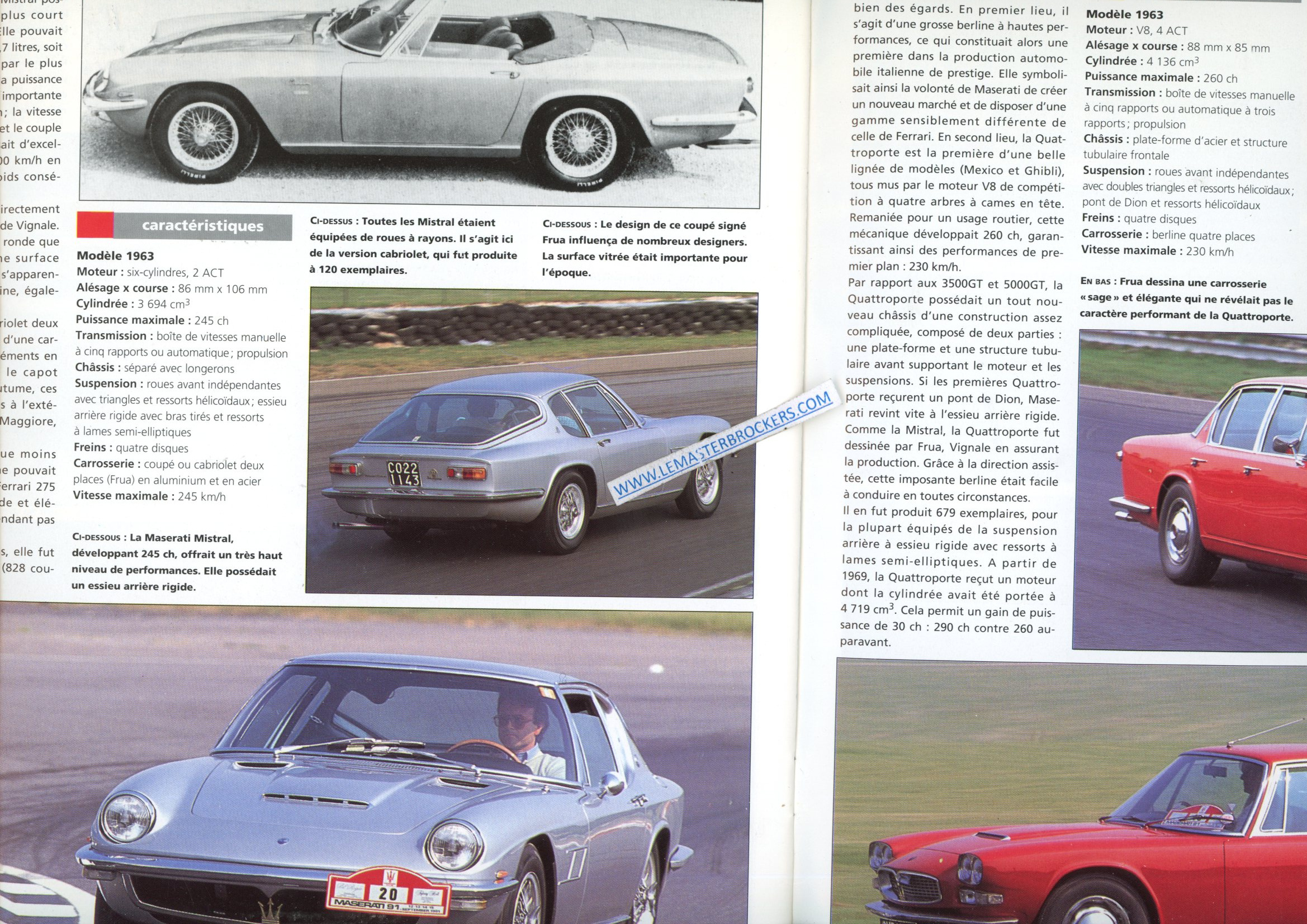 MASERATI 3500 5000 GT MISTRAL QUATTROPORTE MEXICO
