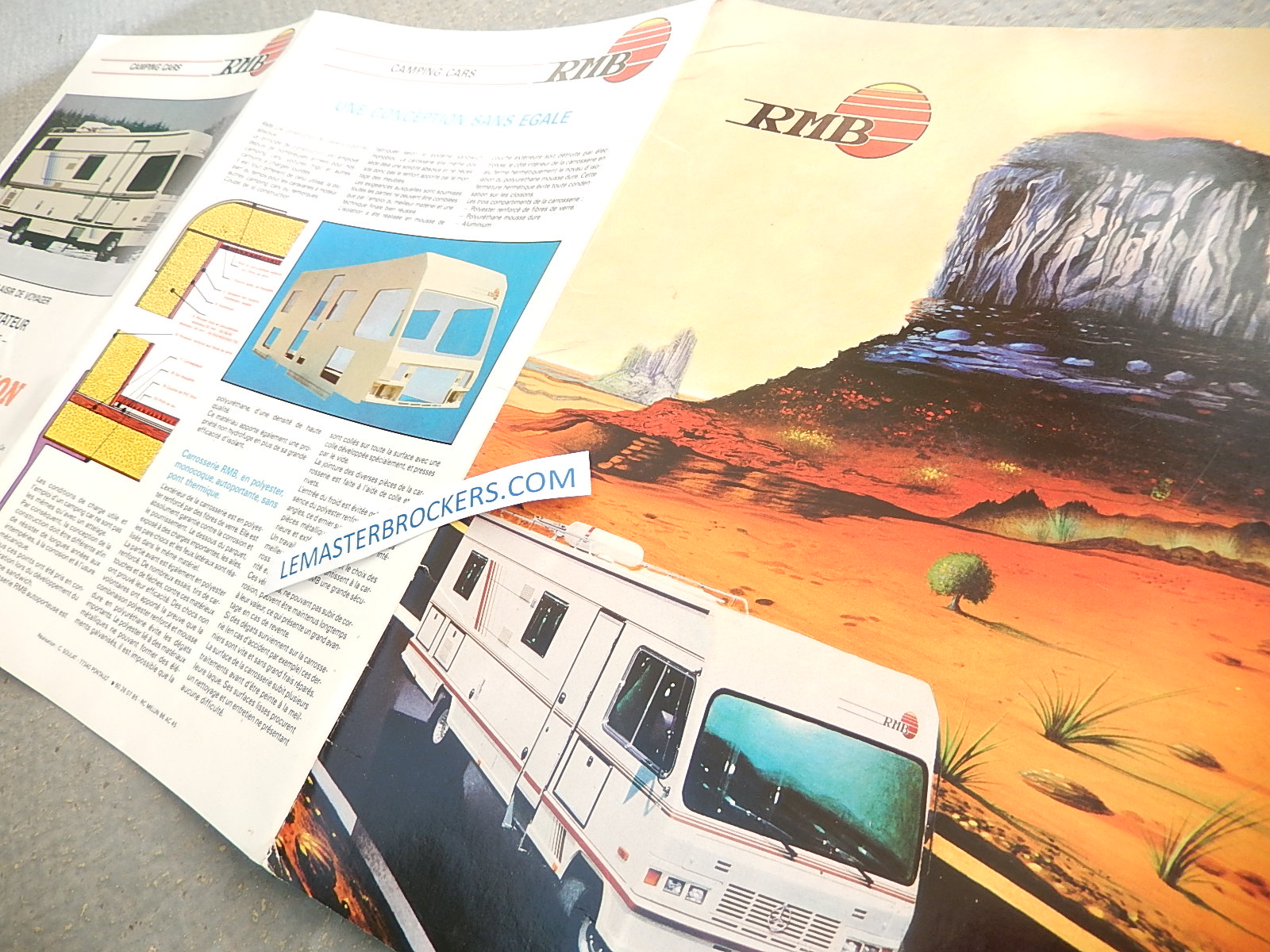 CAMPING-CAR RMB TARIFS 1988