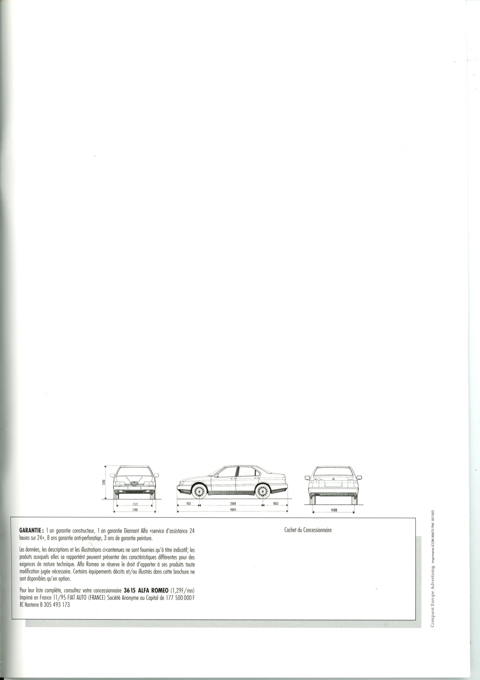 CATALOGUE ALFA ROMEO 164 T SPARK V6 24V TD Q4