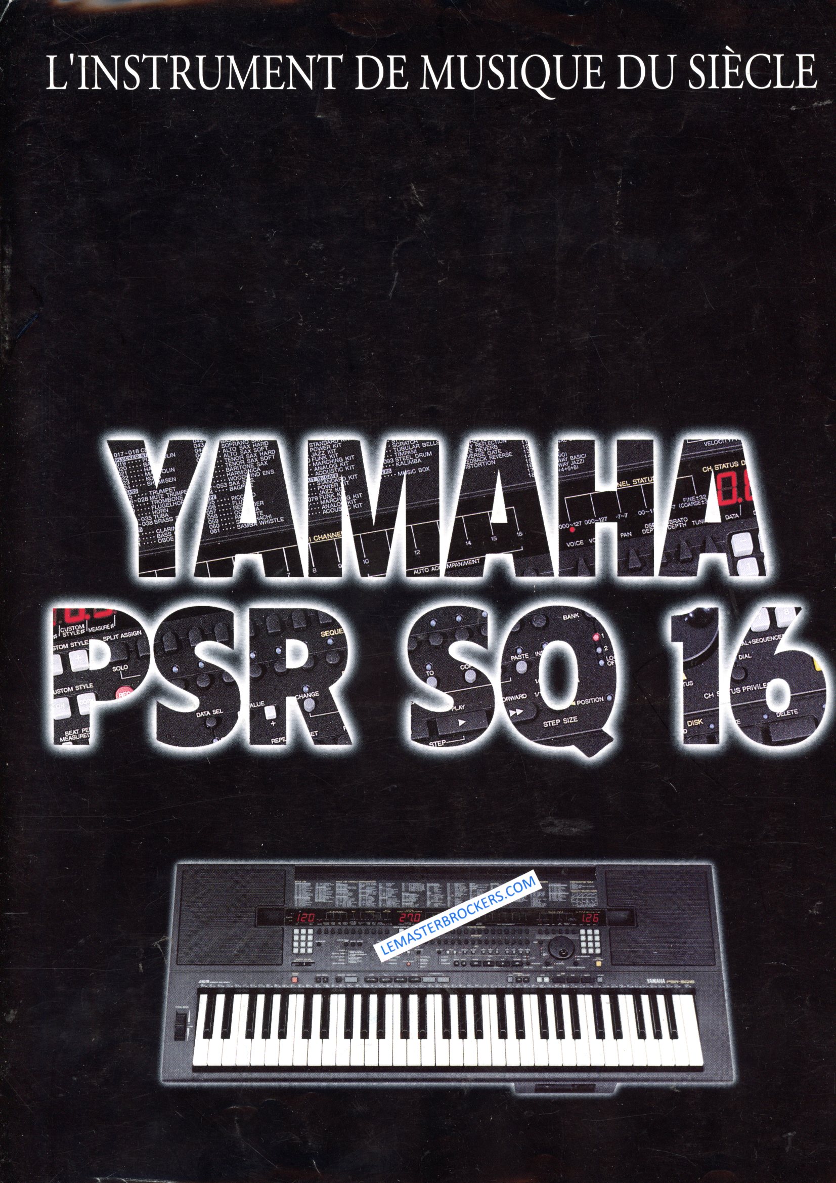 YAMAHA PSR SQ16 DEPLIANT