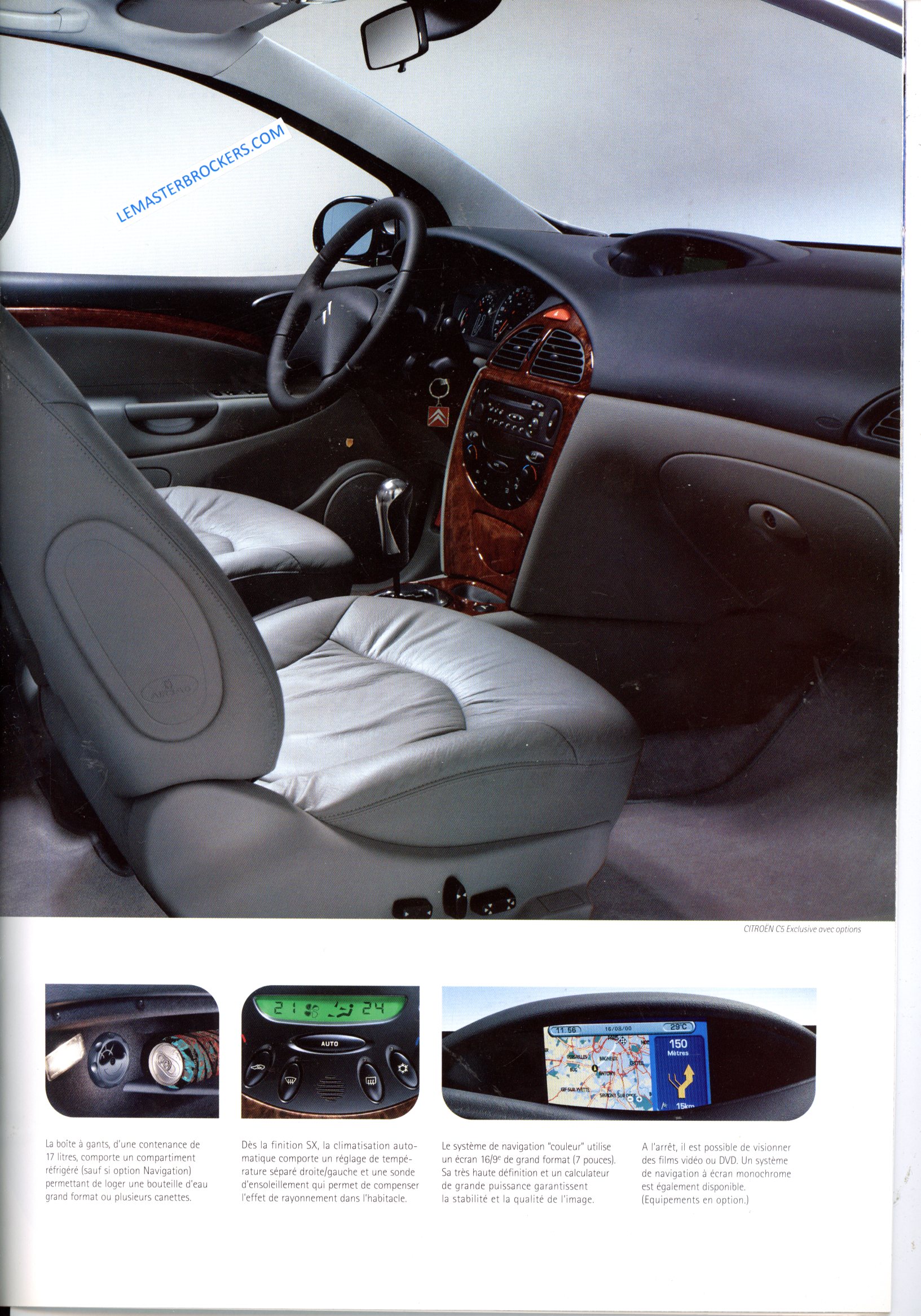 CITROEN C5 CATALOGUE 2001