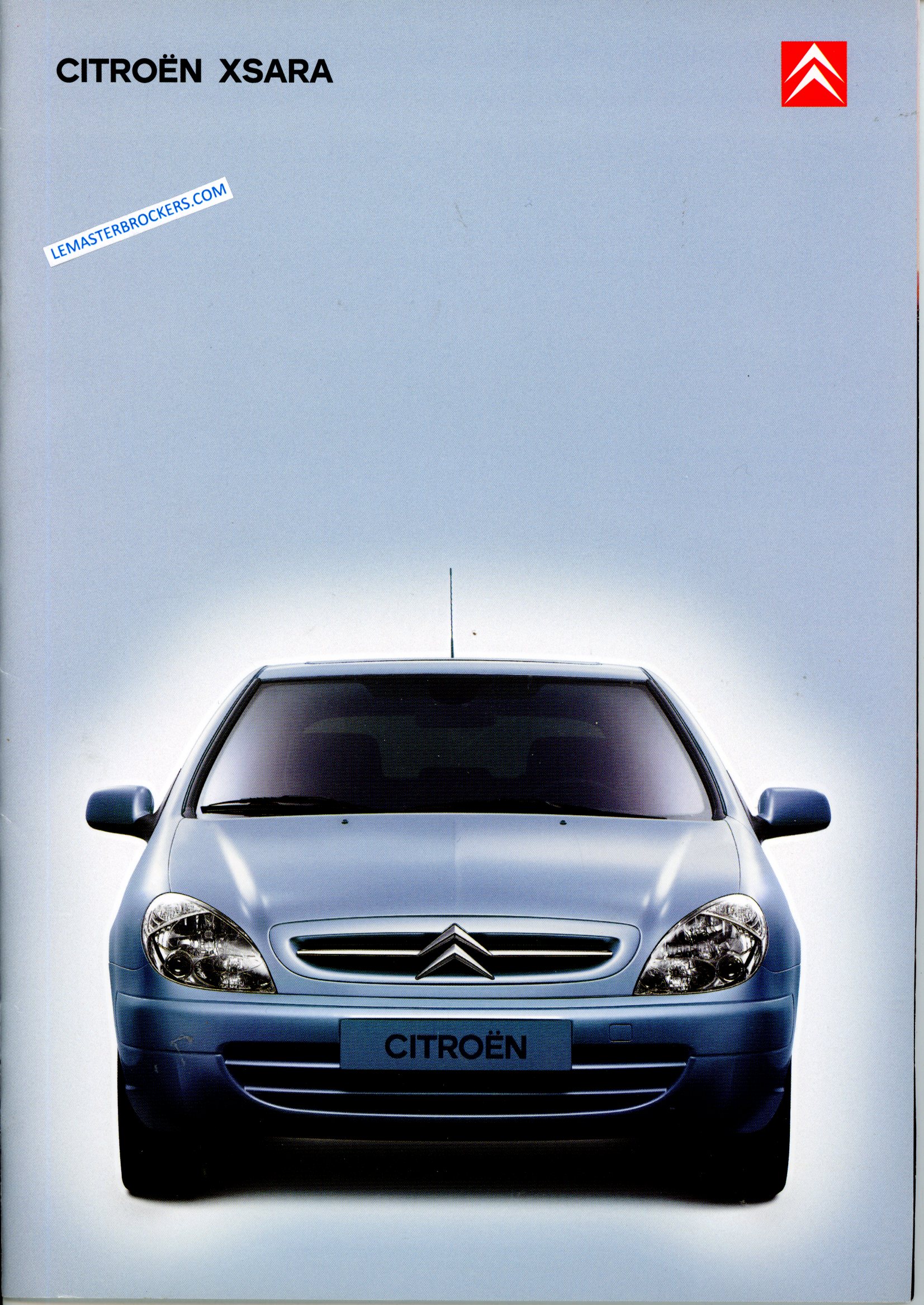 BROCHURE CITROEN XSARA CATALOGUE 2001