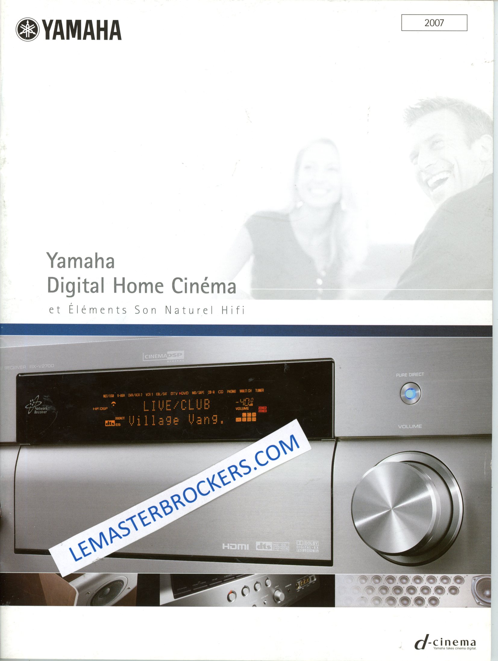 YAMAHA DIGITAL HOME CINEMA ET HIFI 2007