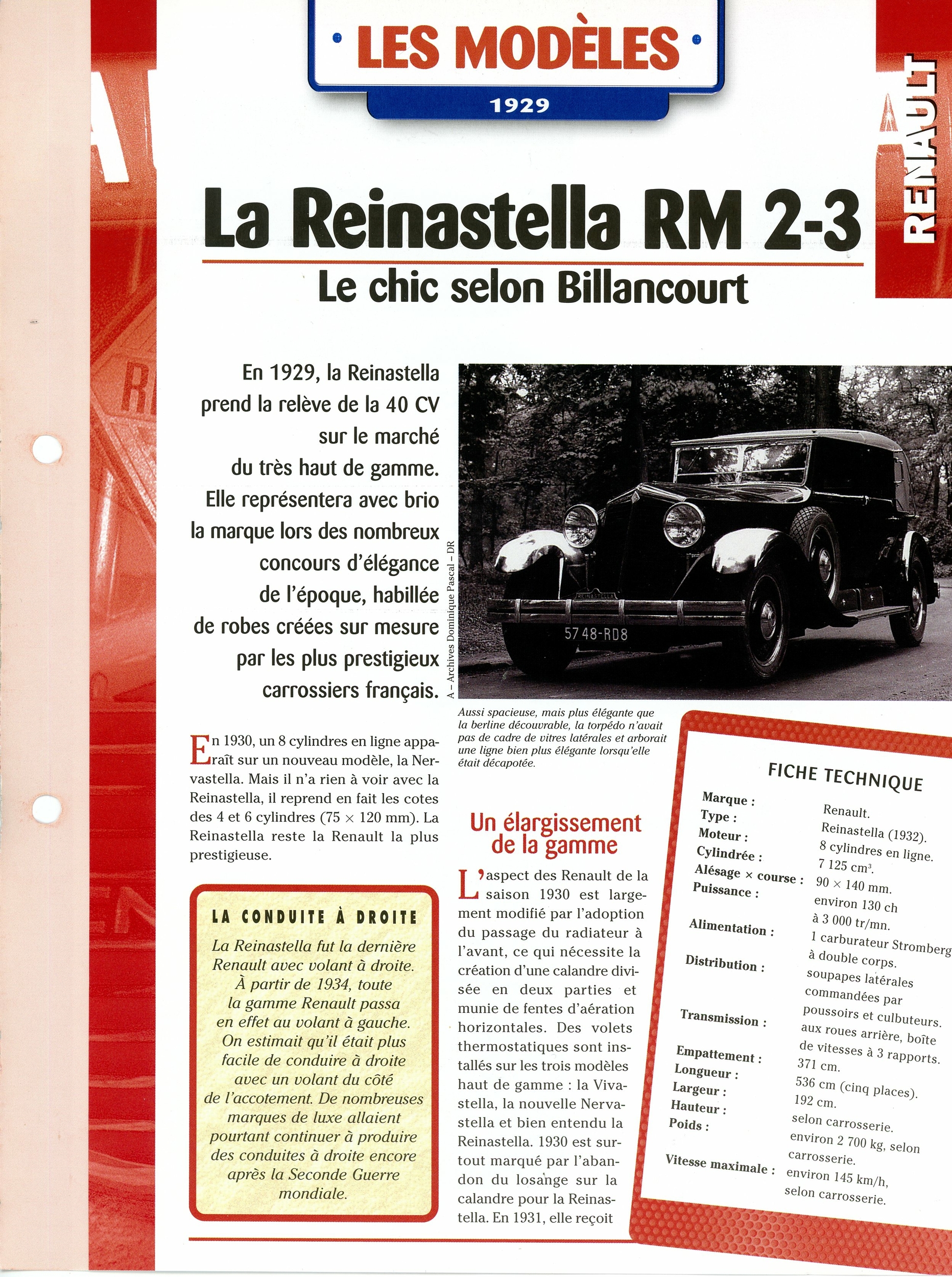 FICHE-RENAULT-REINASTELLA-RM-1929-Fiche-auto-lemasterbrockers-cars-card-french