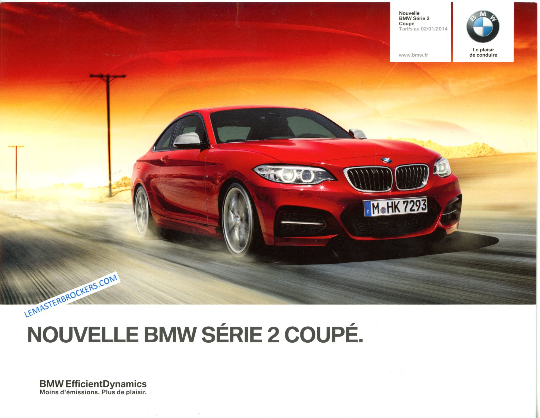 brochure NOUVELLE BMW SERIE 2 COUPE M 235i SPORT LOUNG
