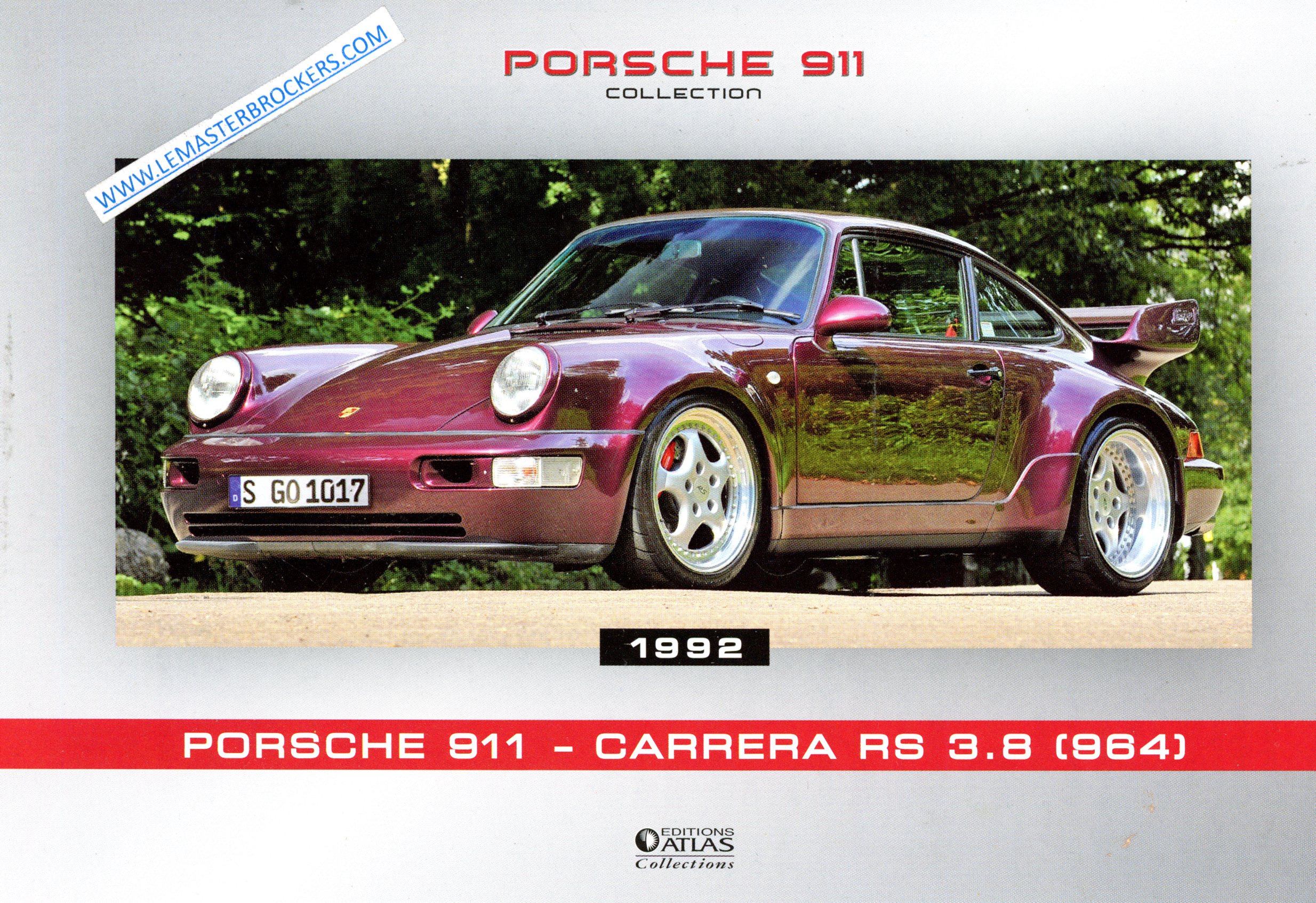 PORSCHE 911 CARRERA RS 3.8 964 1992
