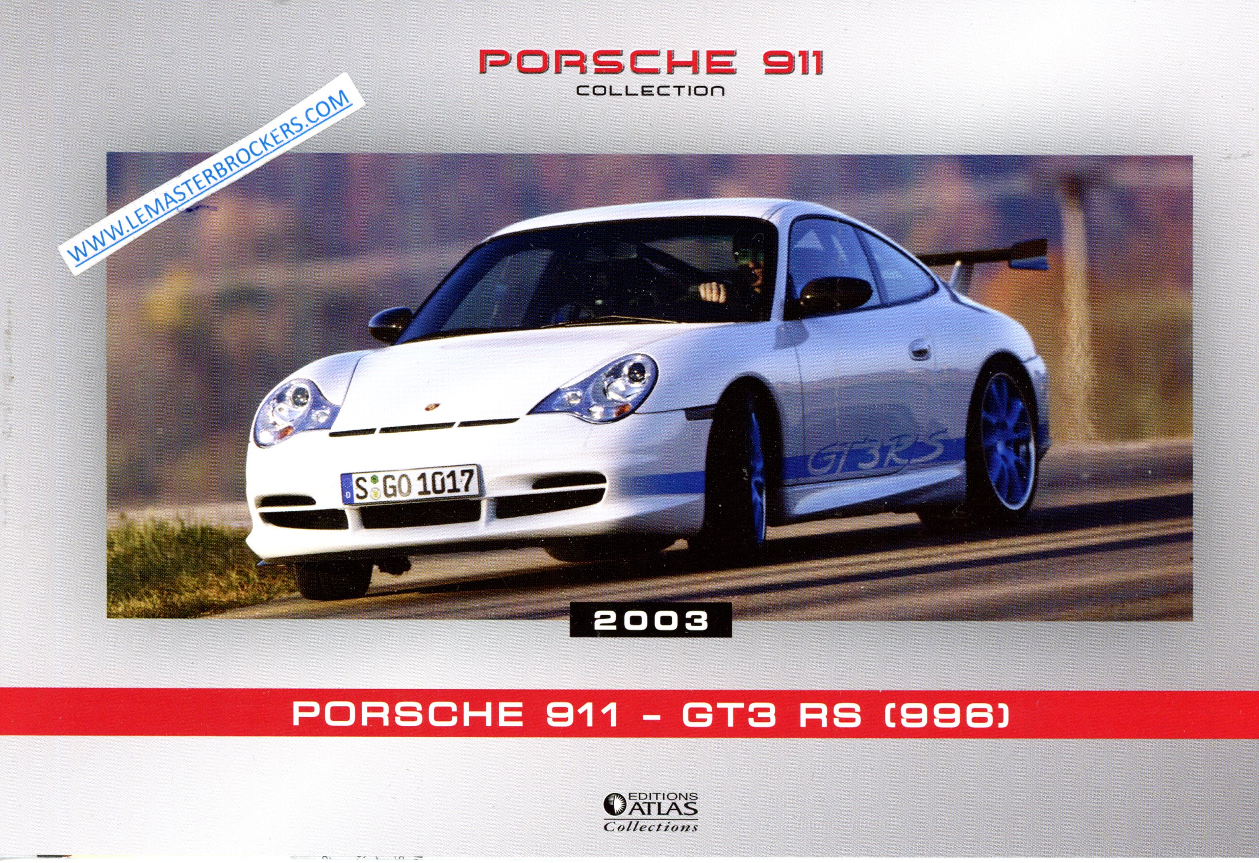 PORSCHE 911 GT3 RS 996 2003