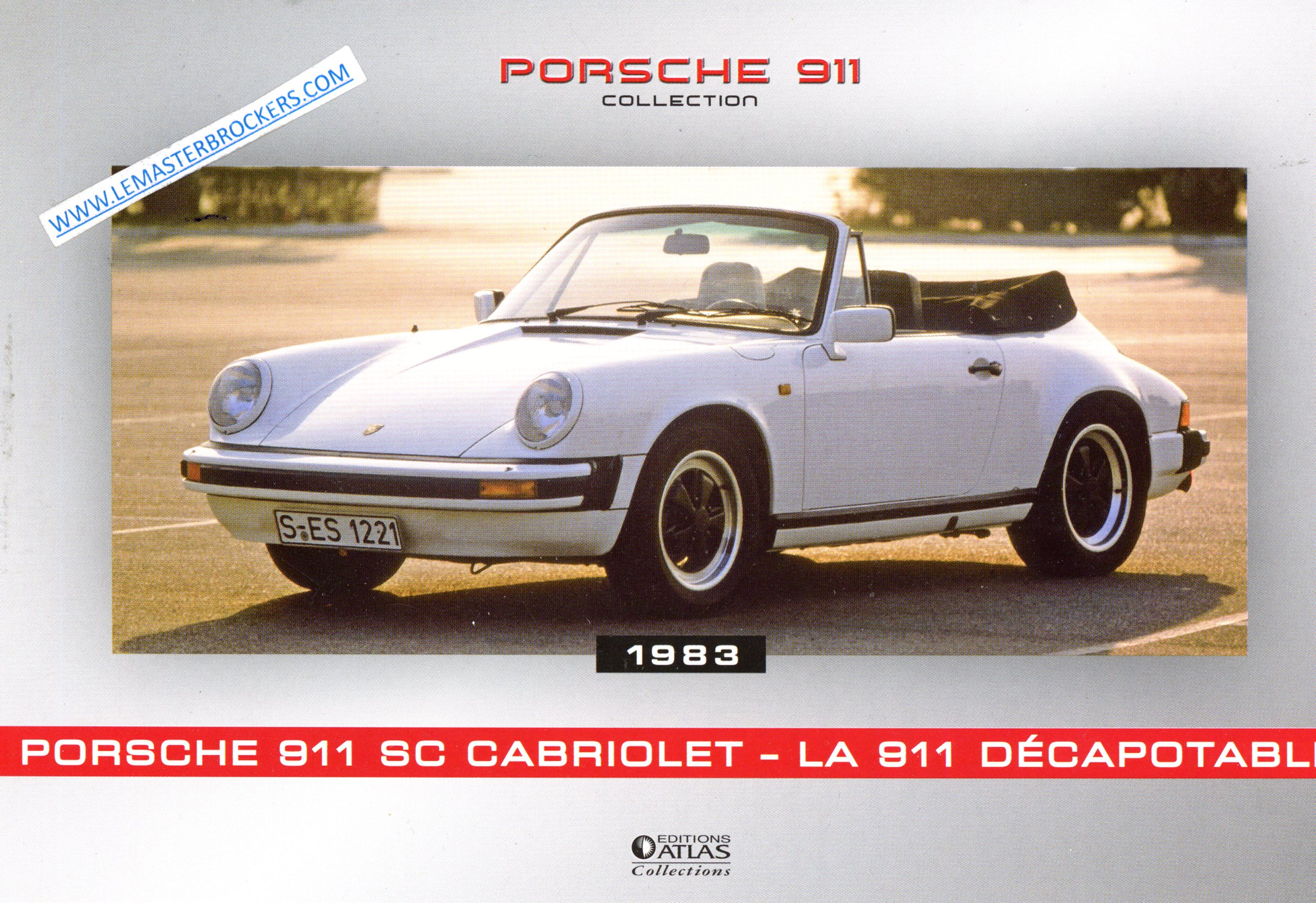 PORSCHE 911 SC CABRIOLET DECAPOTABLE 1983
