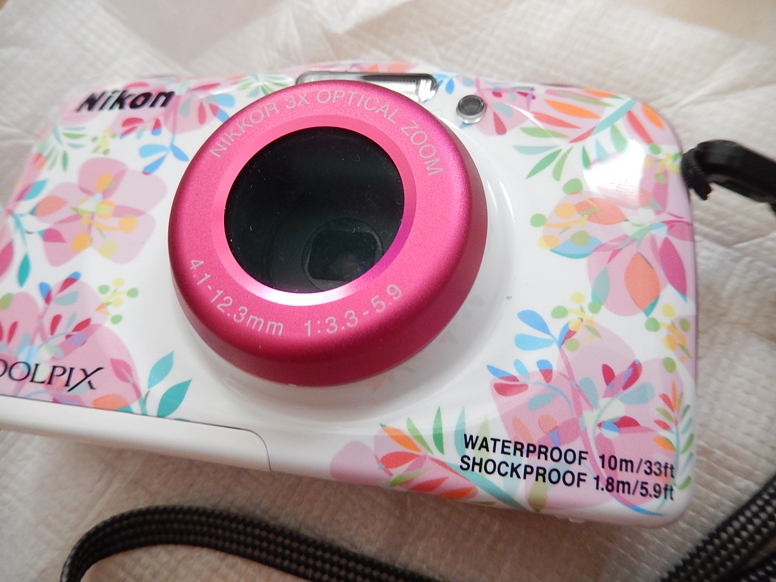 NIKON COOLPIX W150 FLOWER HOLIDAY KIT DIGITAL CAMERA W150FL