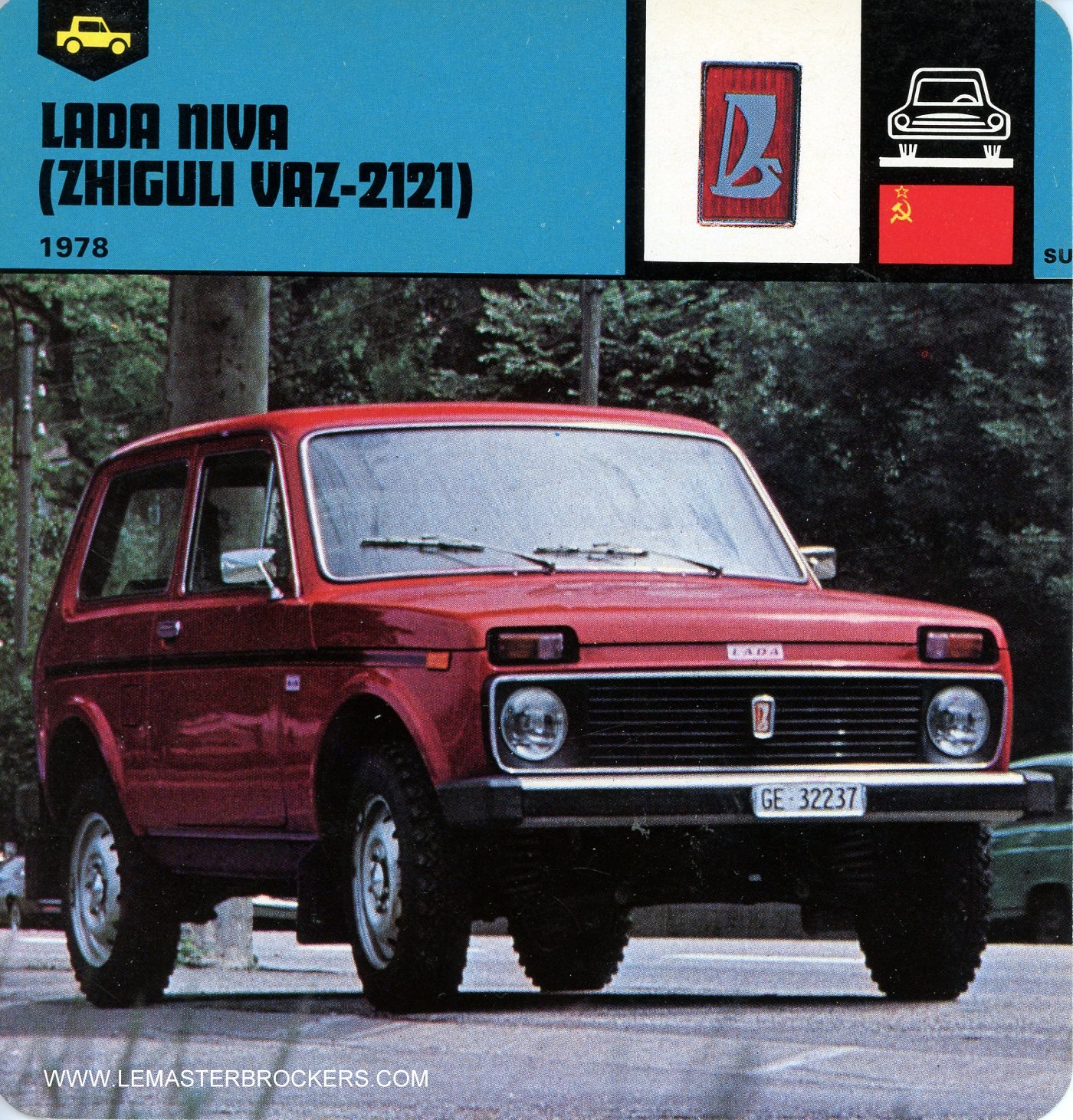FICHE AUTO LADA NIVA ZHIGULI VAZ-2121 1978