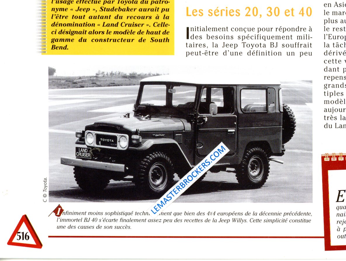 PHOTO TOYOTA BJ40 4X4