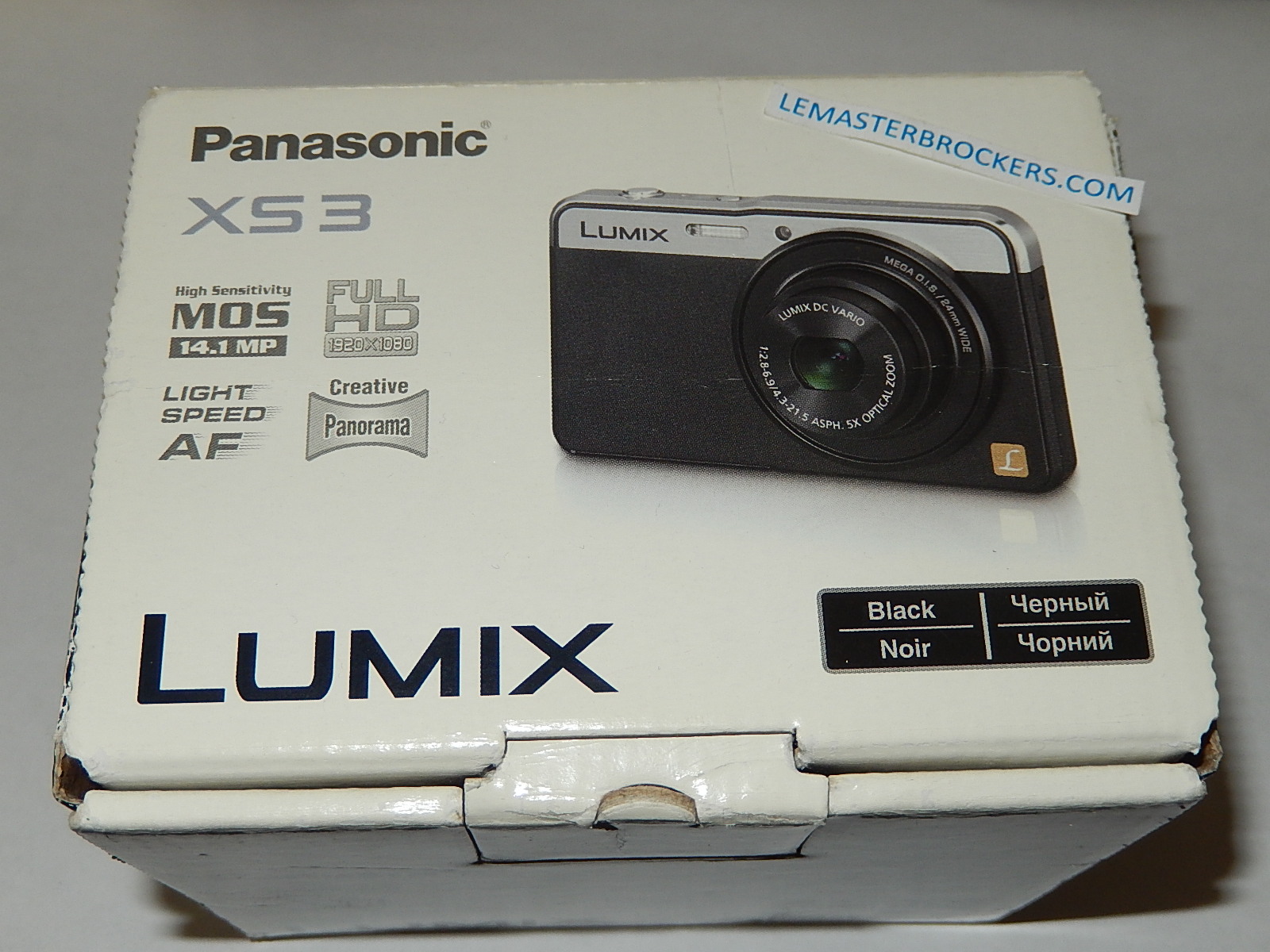 PANASONIC LUMIX XS3 14.1MP ZOOM OPTIQUE 5X FULL HD
