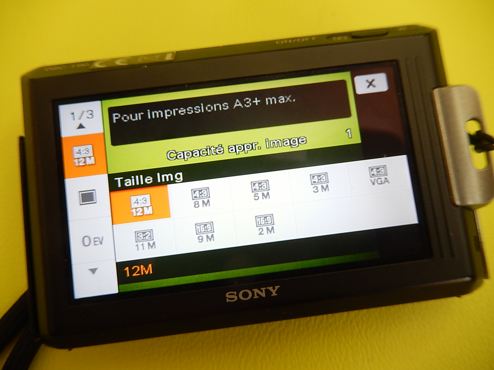 SONY CYBERSHOT DSC-T90 12.1MP ZOOM 4X APPAREIL PHOTO NUMERIQUE VINTAGE