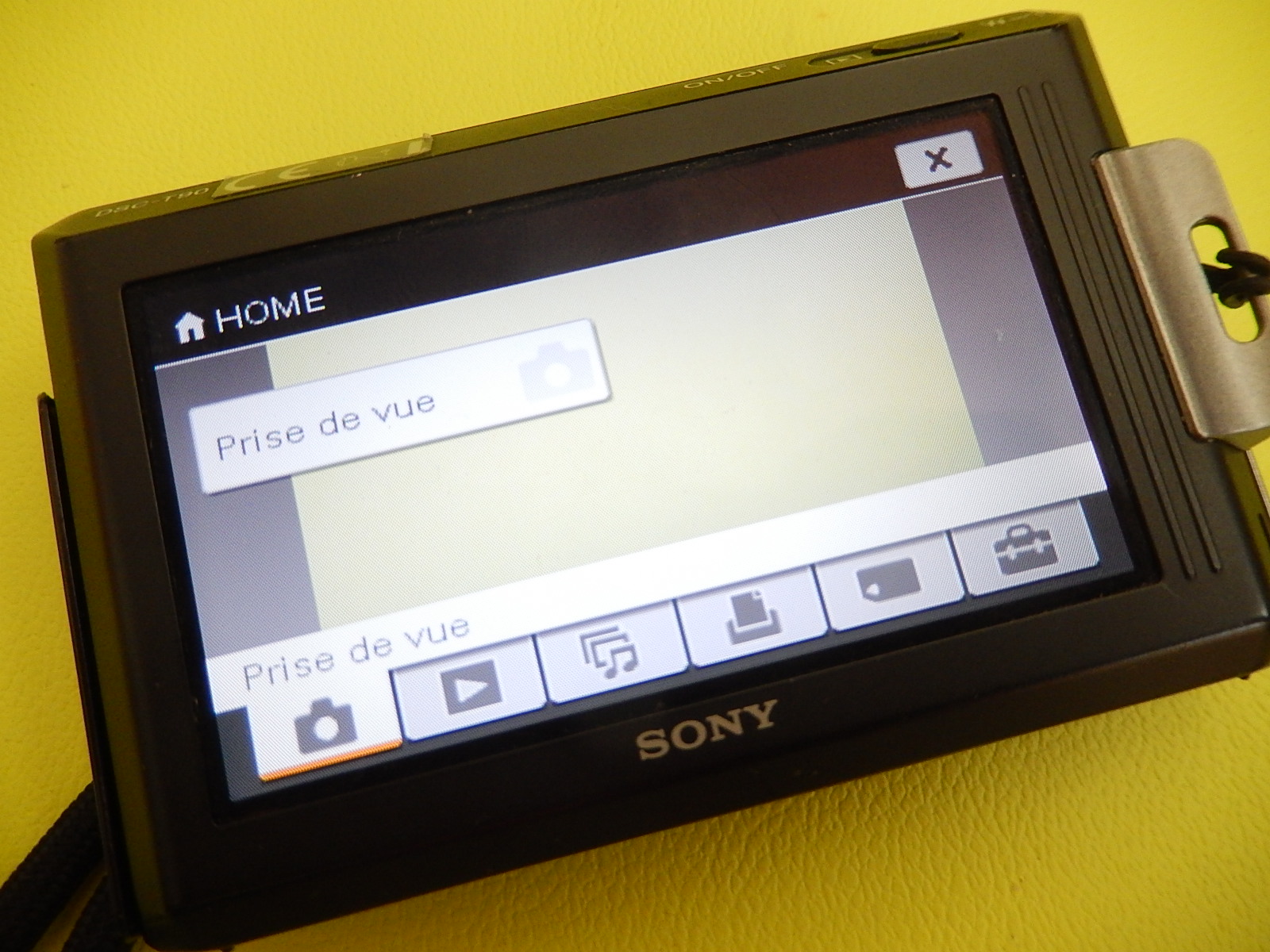 SONY CYBERSHOT DSC-T90 12.1MP ZOOM 4X APPAREIL PHOTO NUMERIQUE VINTAGE OCCASION