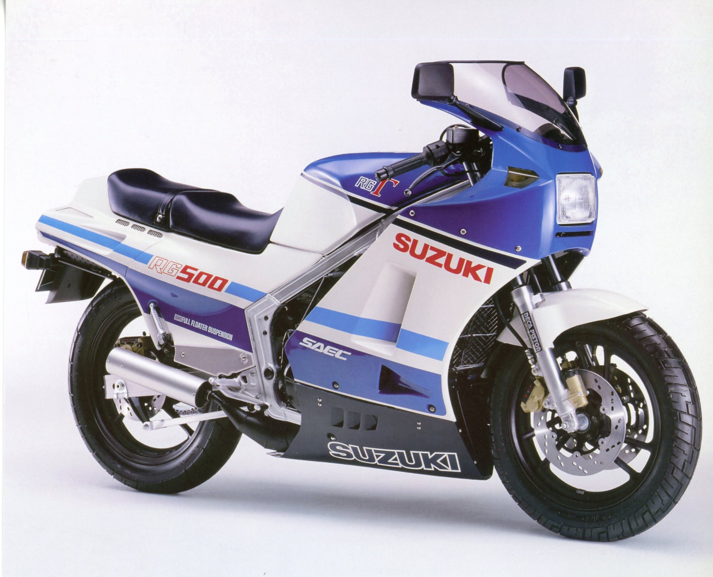 MOTO SUZUKI RG 500 GAMMA 1985 - FICHE MOTO CARACTÉRISTIQUES