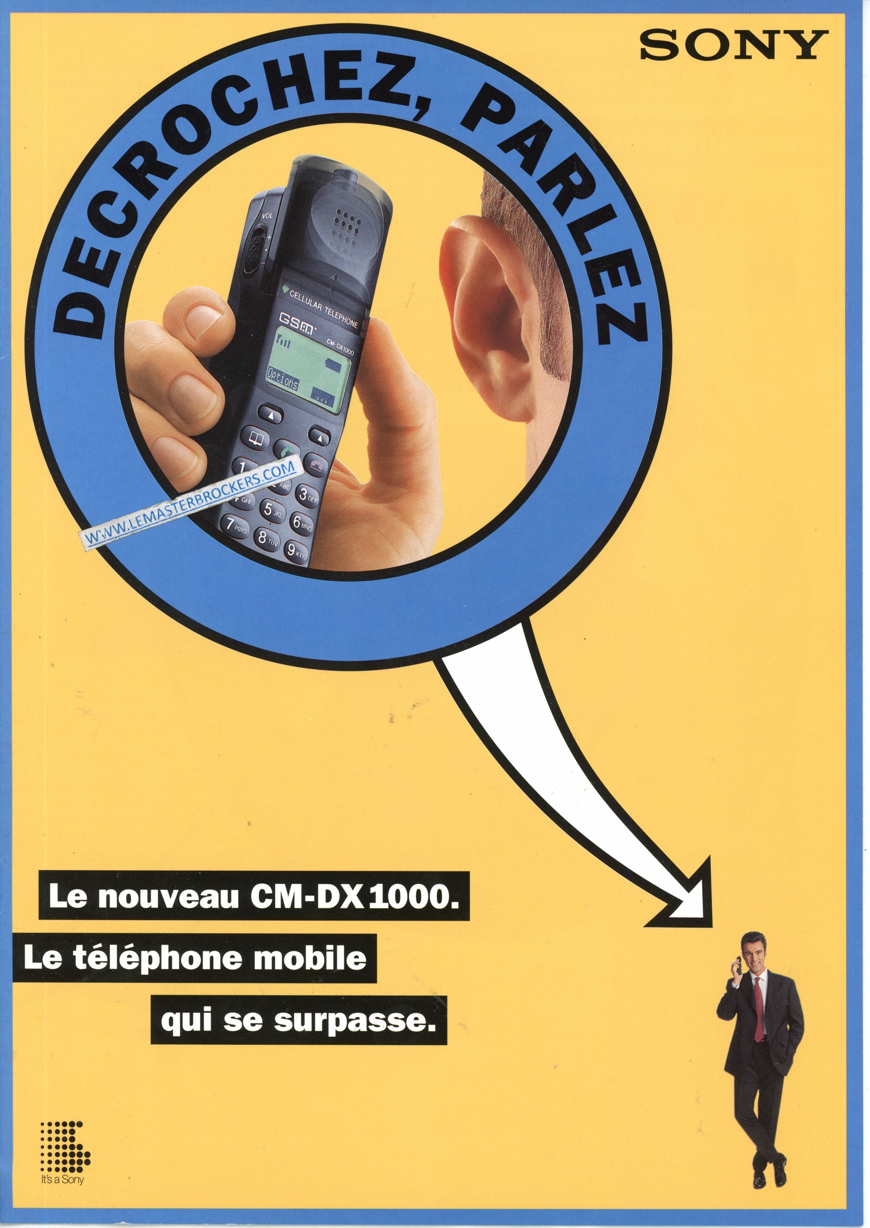 BROCHURE SONY CM-DX1000 GSM