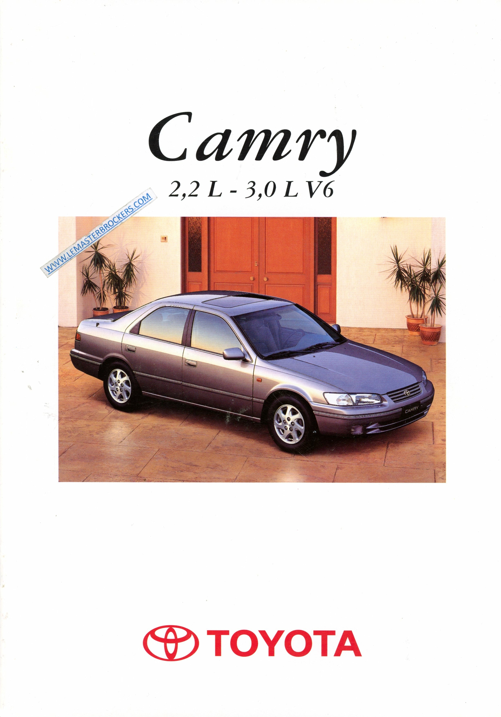 TOYOTA CAMRY 2.2 3.0 V6 CATALOGUE AUTOMOBILE 1996