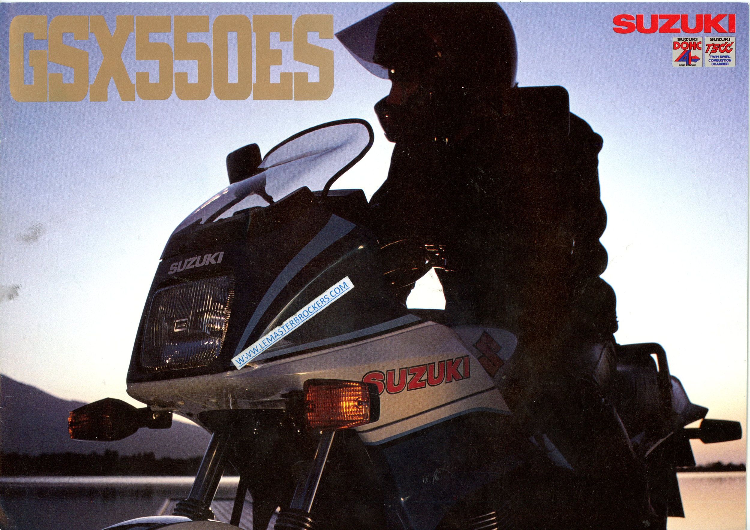 BROCHURE MOTO SUZUKI GSX 550 ES GSX550ES