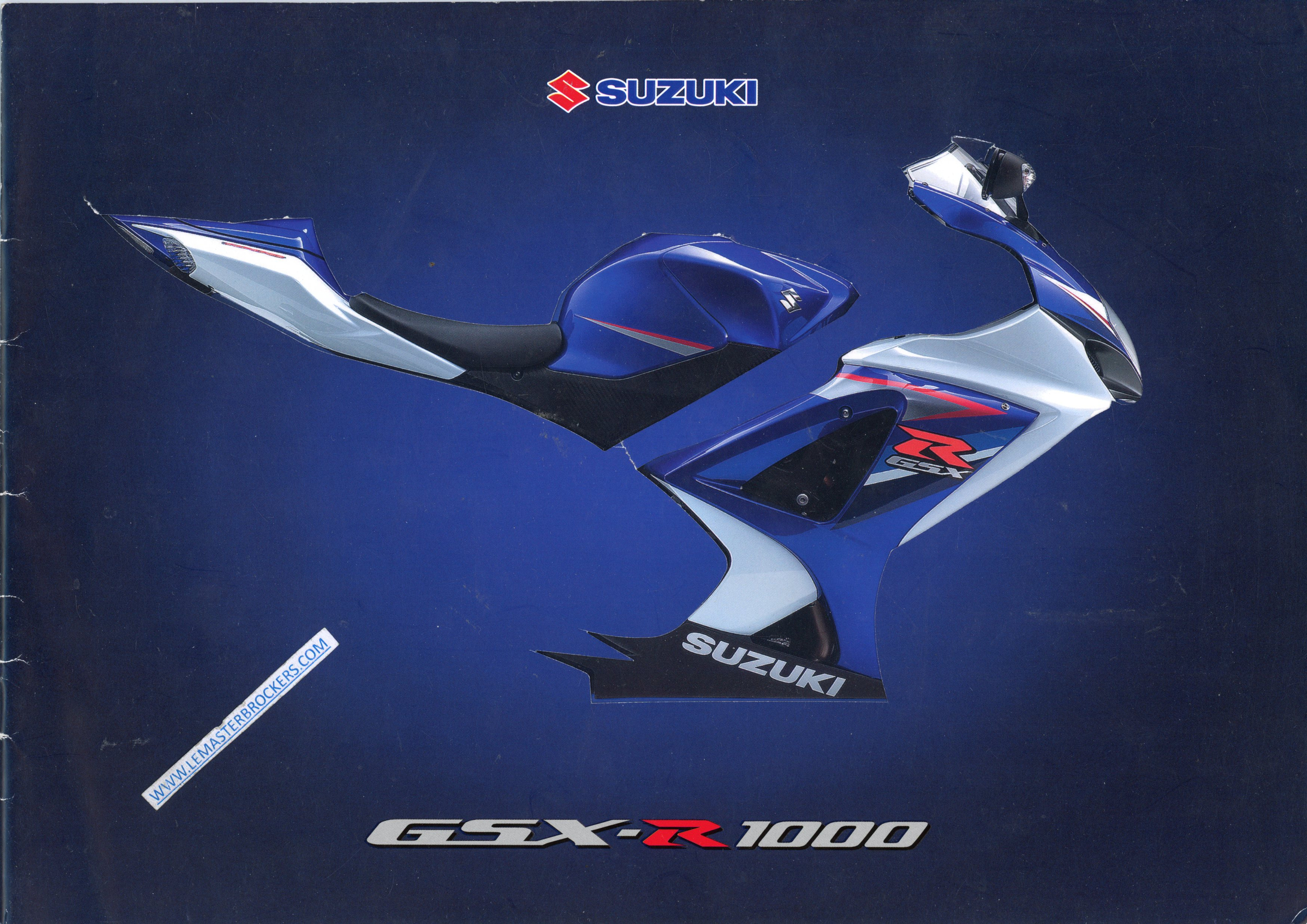 BROCHURE SUZUKI GSX-R 1000 GSXR 1000