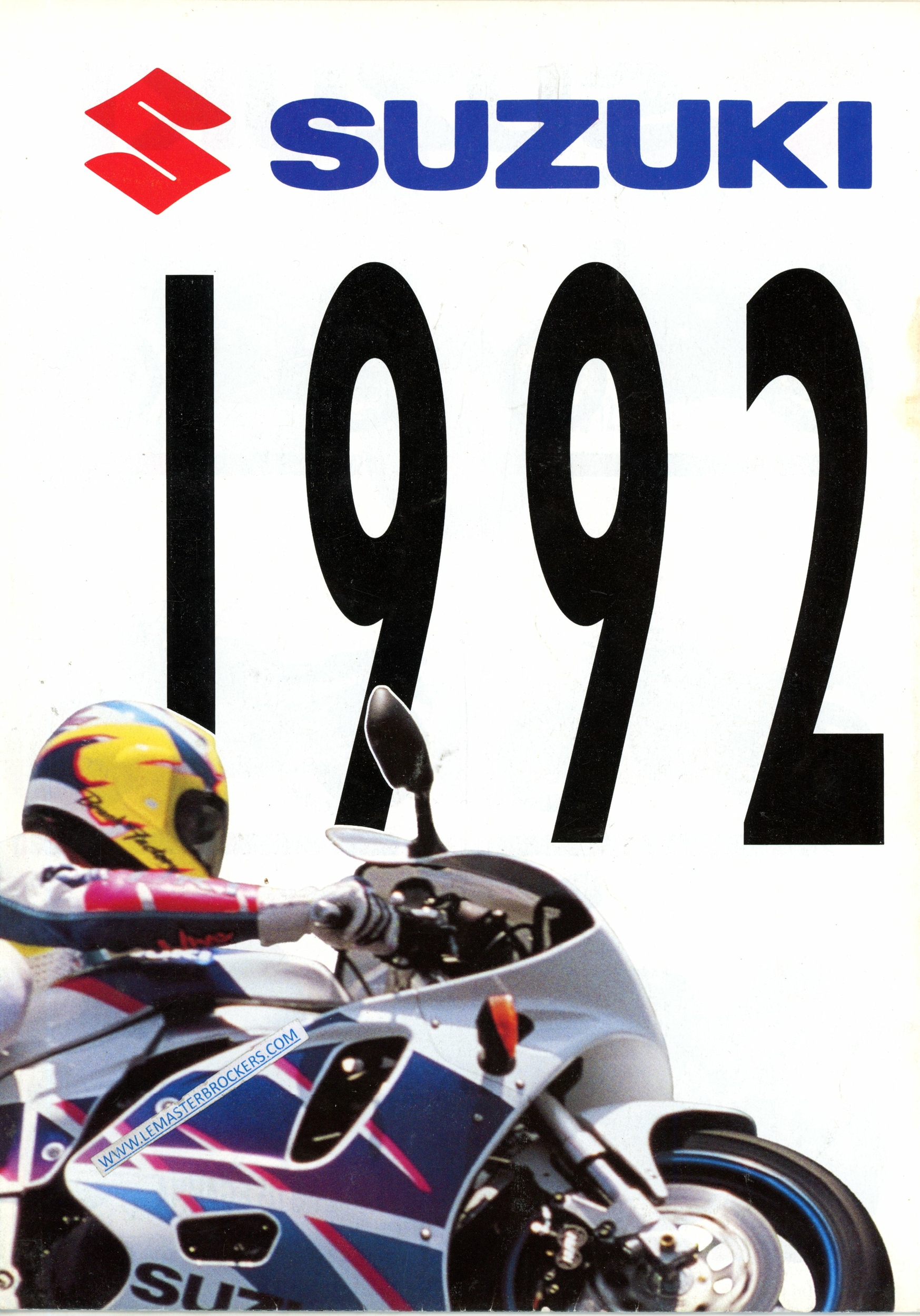 SUZUKI GAMME 1992 DEPLIANT POSTER